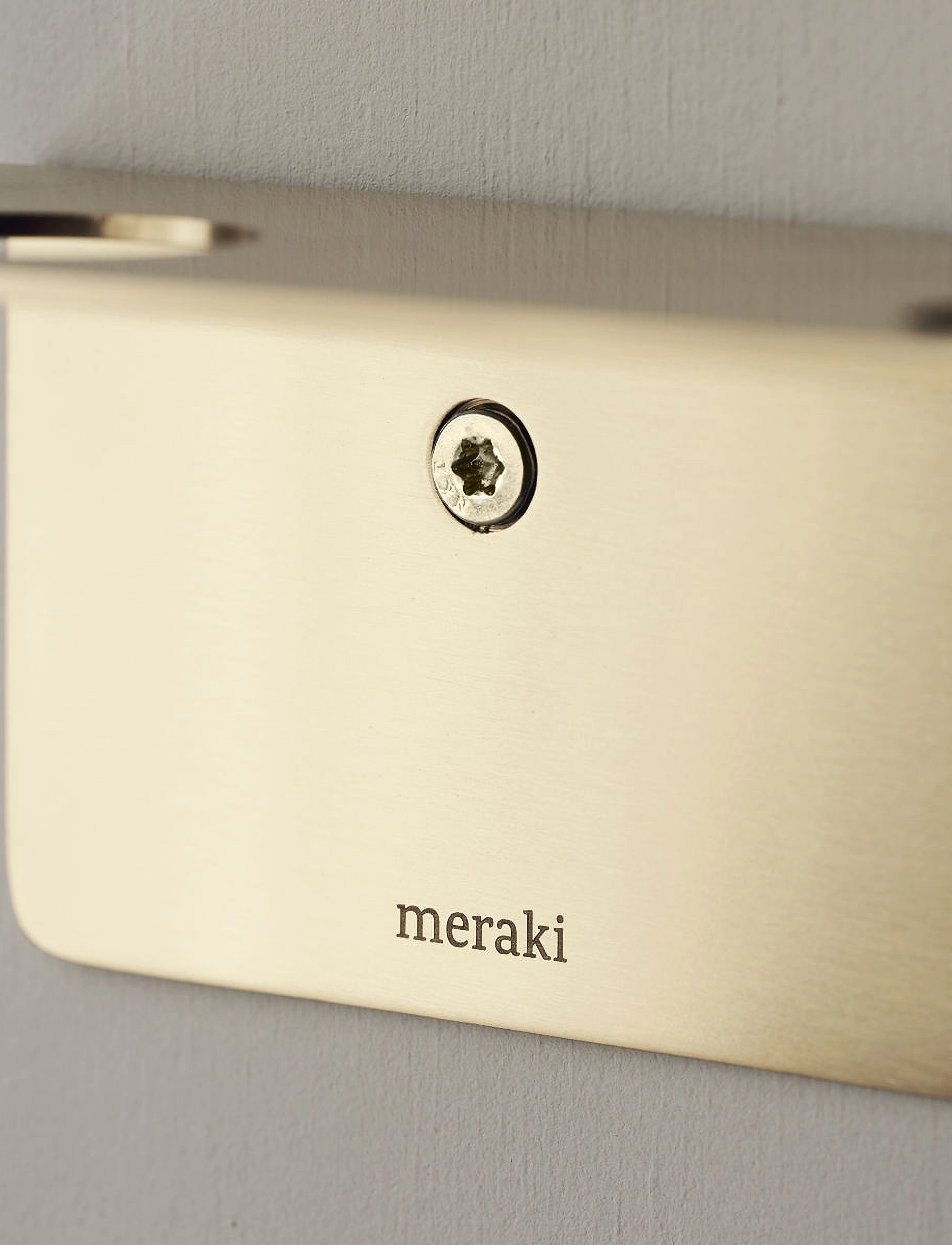 meraki - Bottle hanger with hooks, Brushed b - hyllor - brushed brass finish - 4
