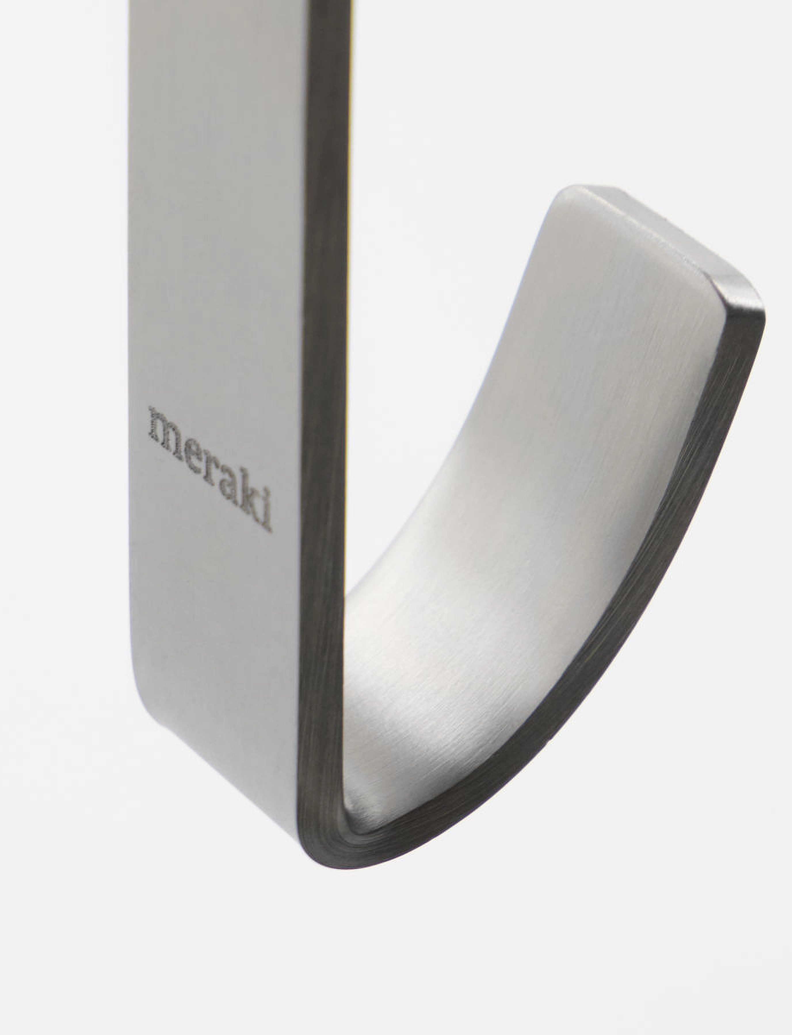 meraki - Hooks, MKThapsus, Brushed silver fi - krokar - brushed silver finish - 2