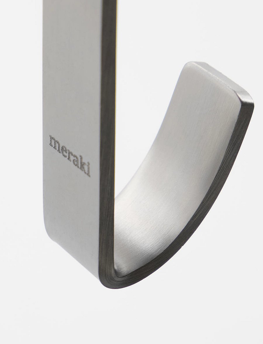 meraki - Hooks, MKThapsus, Brushed silver fi - konksud - brushed silver finish - 2
