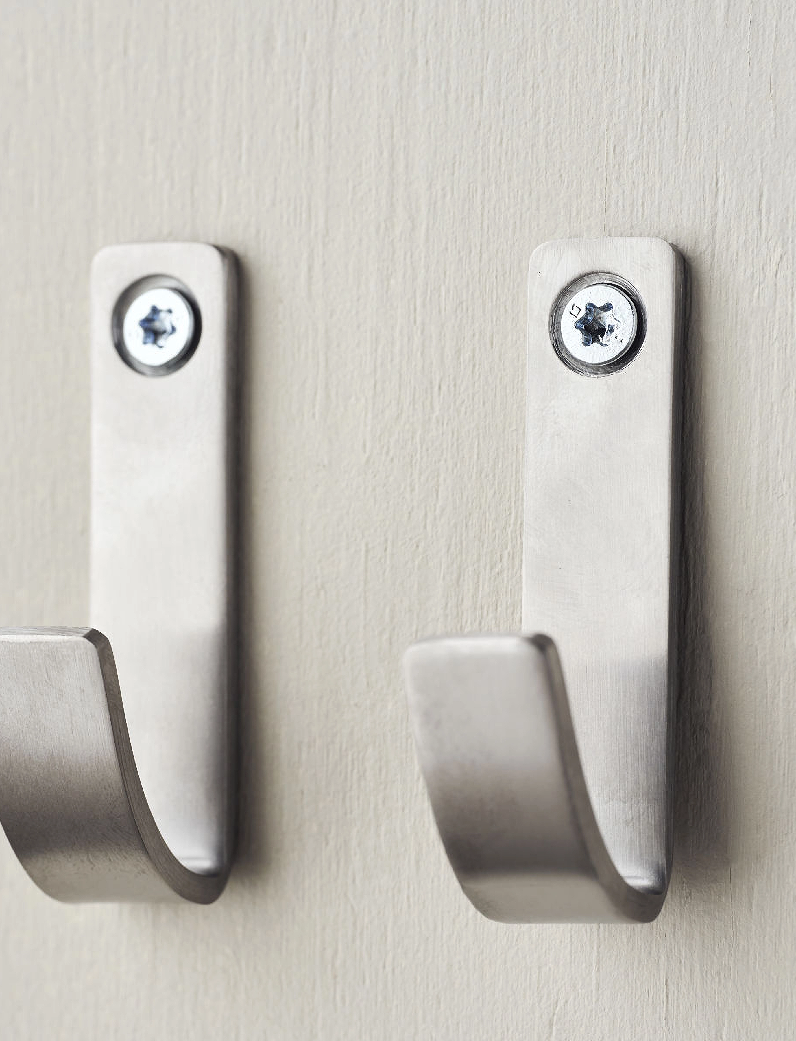 meraki - Hooks, MKThapsus, Brushed silver fi - krokar - brushed silver finish - 3