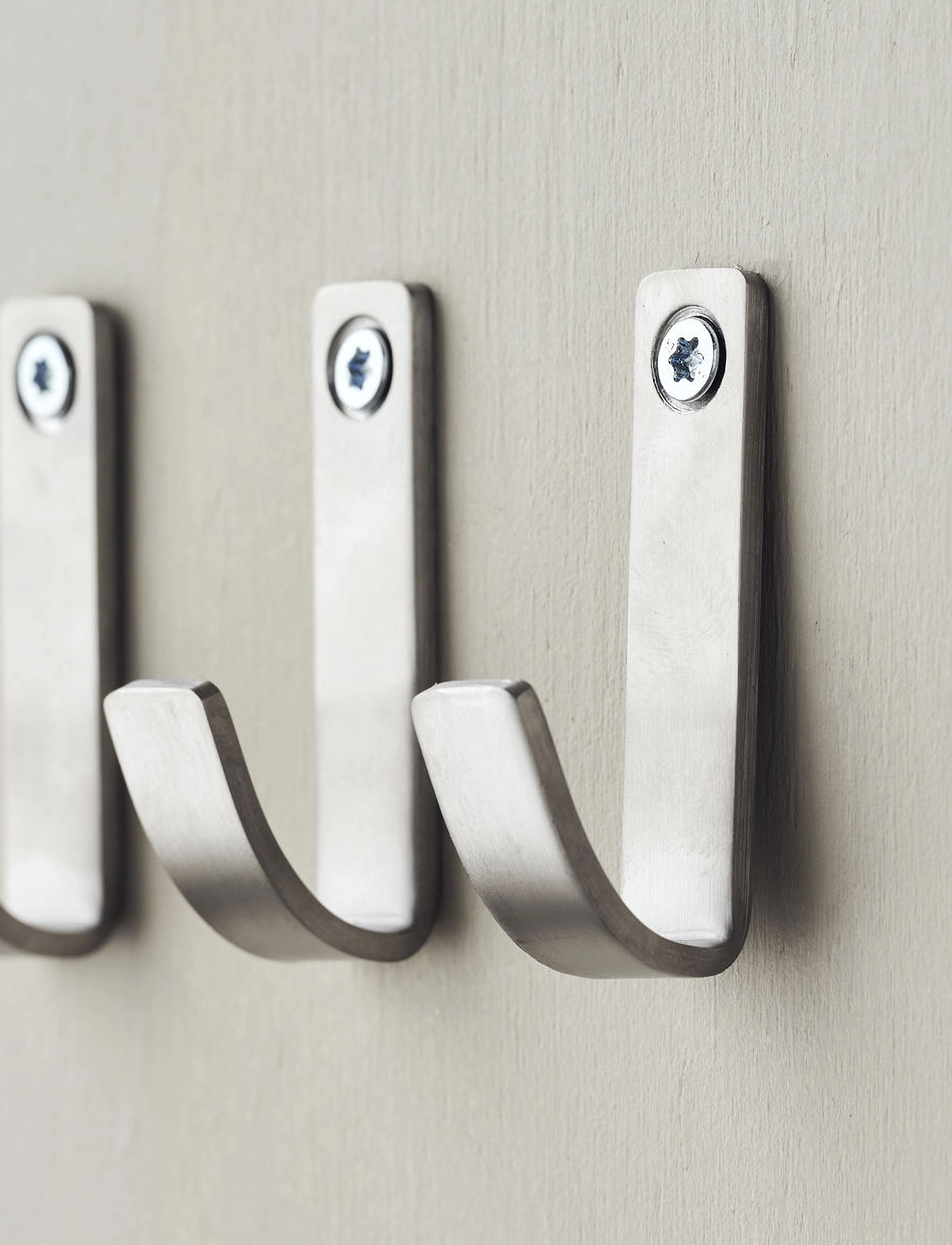 meraki - Hooks, MKThapsus, Brushed silver fi - krokar - brushed silver finish - 4