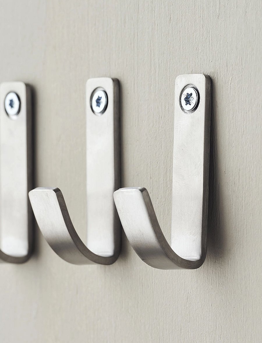 meraki - Hooks, MKThapsus, Brushed silver fi - konksud - brushed silver finish - 4
