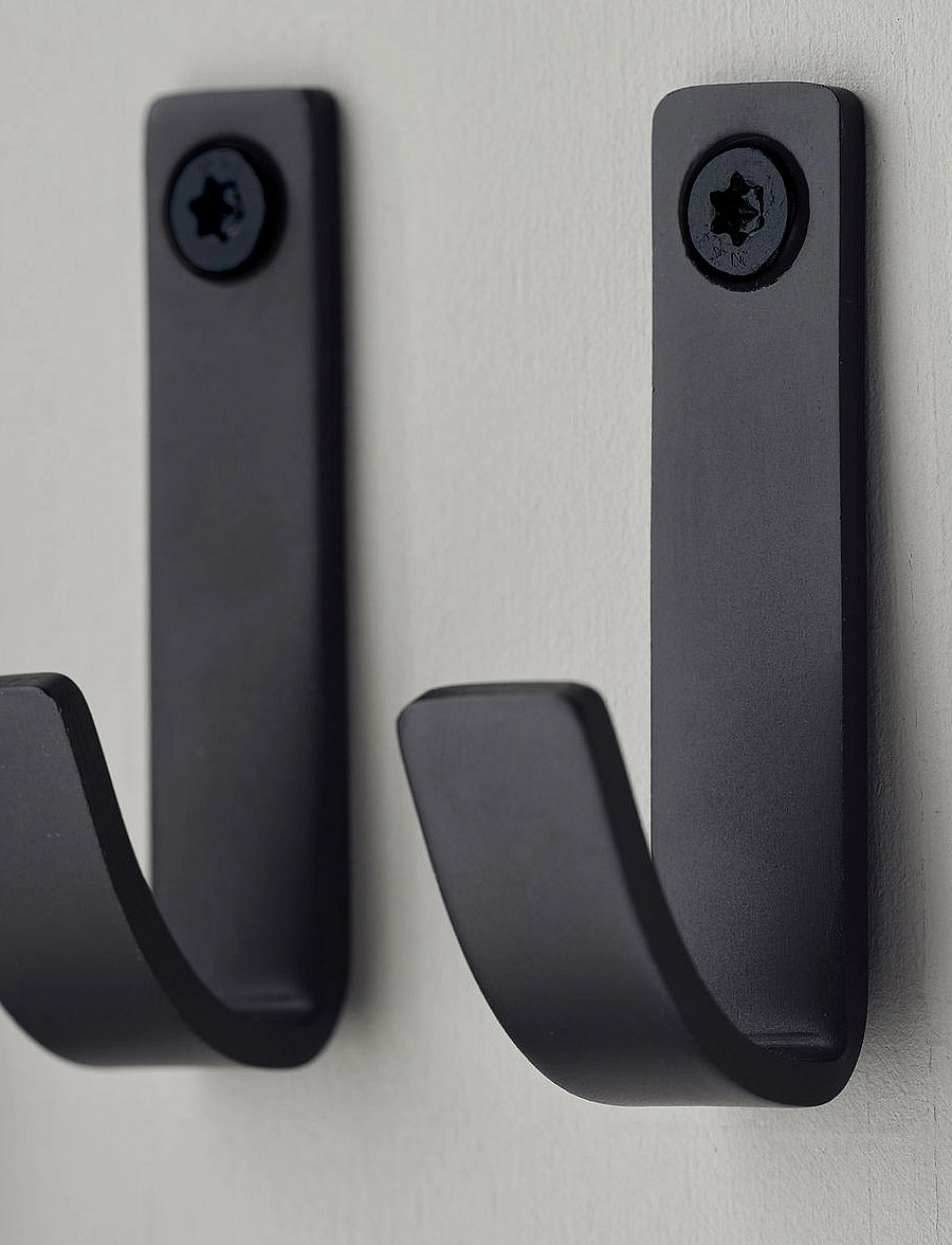 meraki - Hooks, MKThapsus, Brushed black fin - brushed black finish - 3