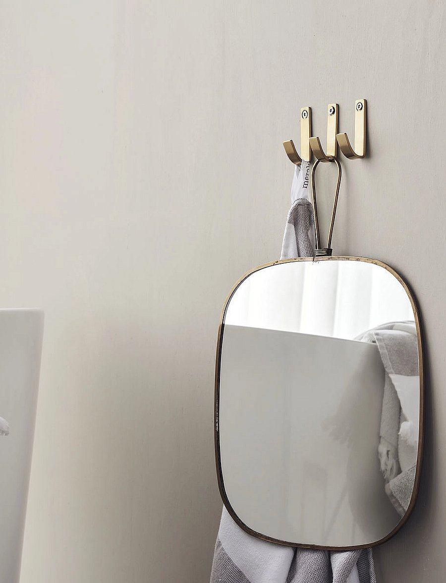 meraki - Hooks, MKThapsus, Brushed brass fin - brushed brass finish - 0