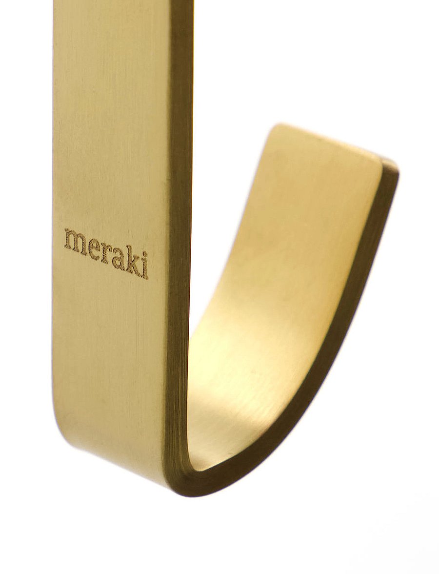 meraki - Hooks, MKThapsus, Brushed brass fin - brushed brass finish - 2