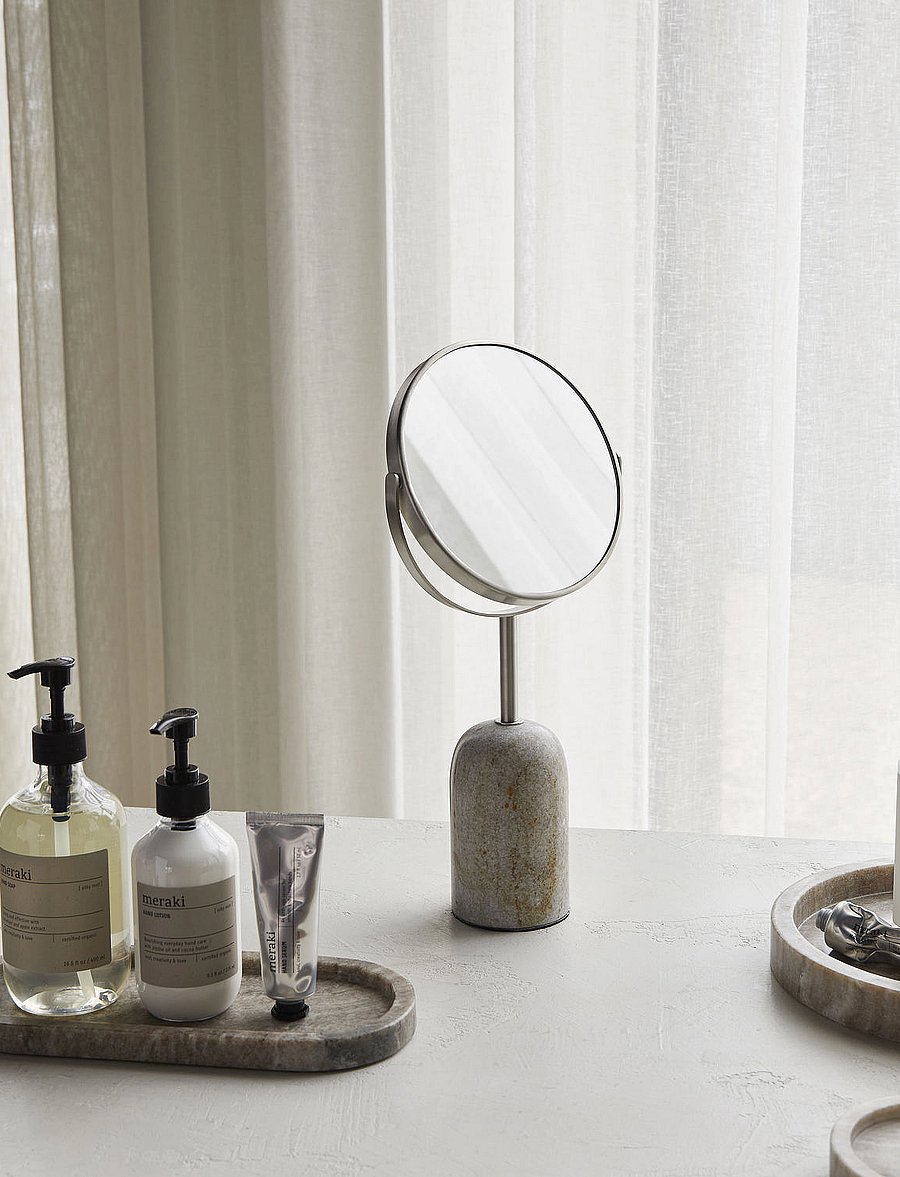 meraki - Mirror, MKMarble, Beige - beige - 0