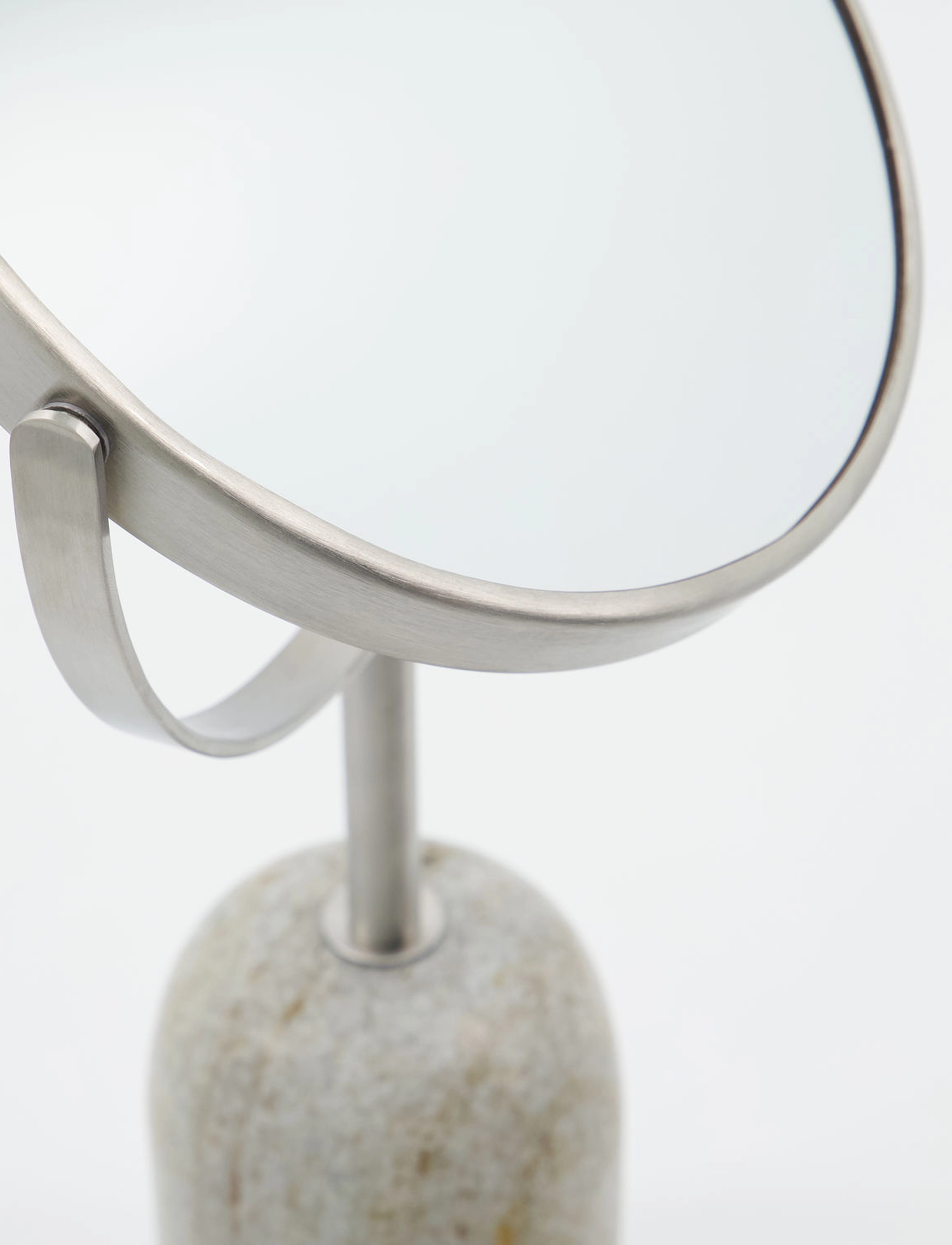 meraki - Dobbeltsidig sminkespeil, MKMarble, Beige - baderomsspeil - beige - 3