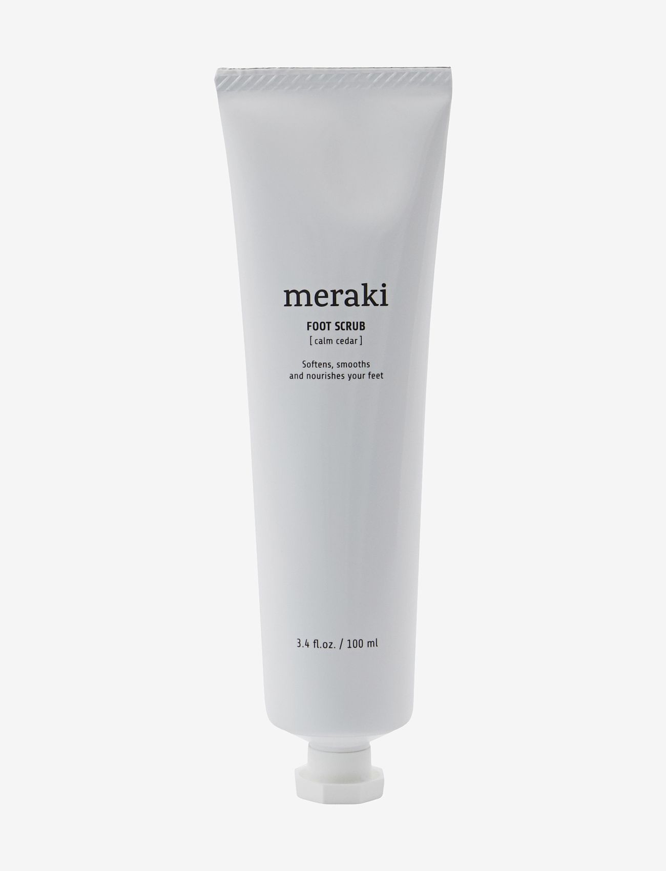 meraki - Foot scrub, Calm cedar, Cosmos Organic - fotkräm - white - 1