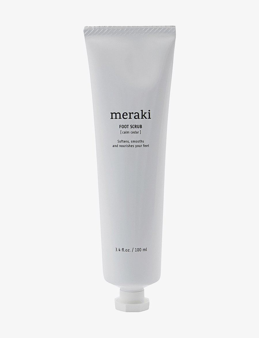 meraki - Foot scrub, Calm cedar, Cosmos Organic - jalkavoiteet - white - 1