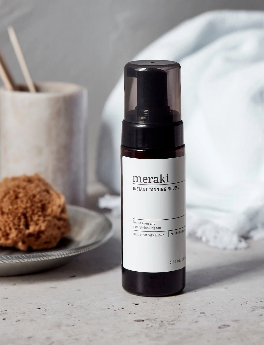 meraki - Instant tanning mousse, Cosmos Organic - mousser - brown - 4