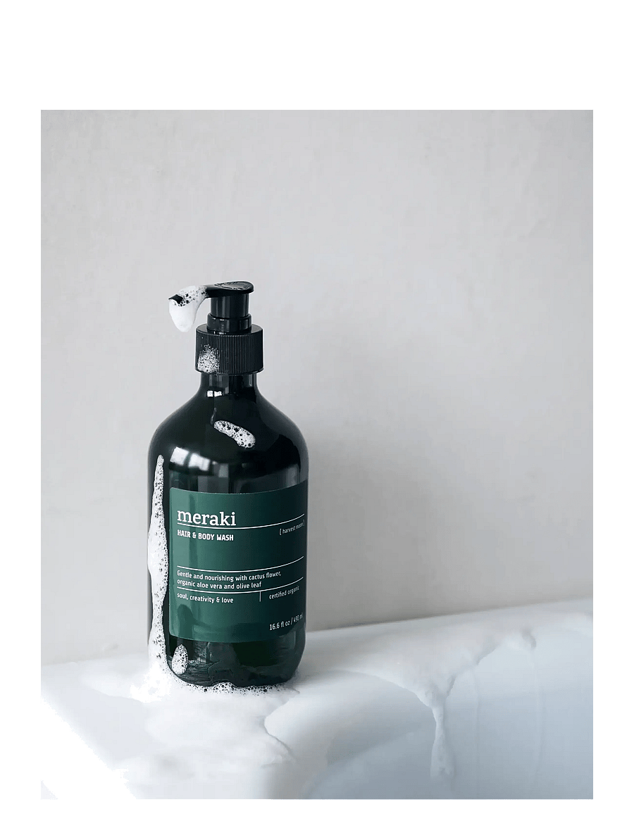 meraki - Hair & body wash, harvest moon - til ham - no coluor - 1