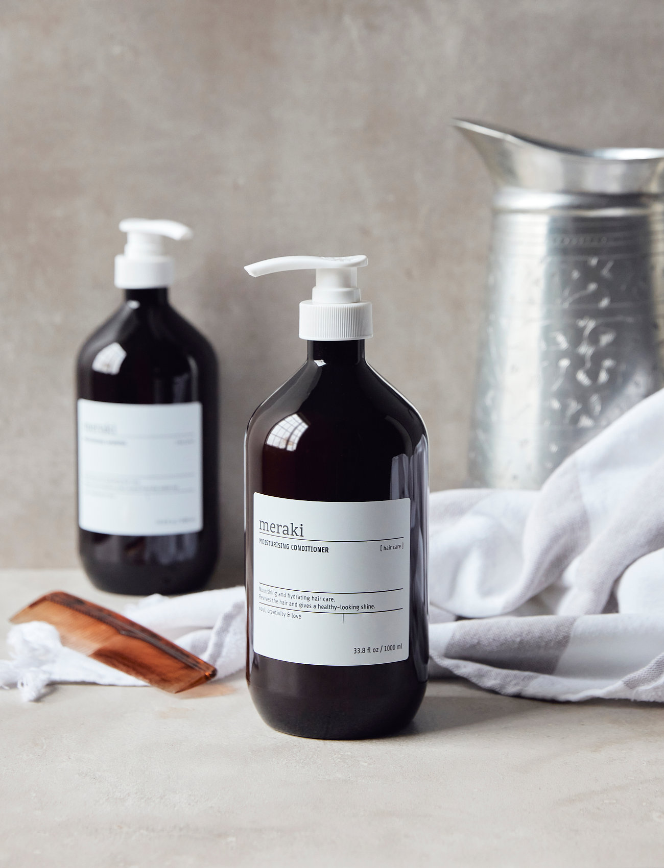 meraki - Moisturising conditioner - laveste priser - brown - 2