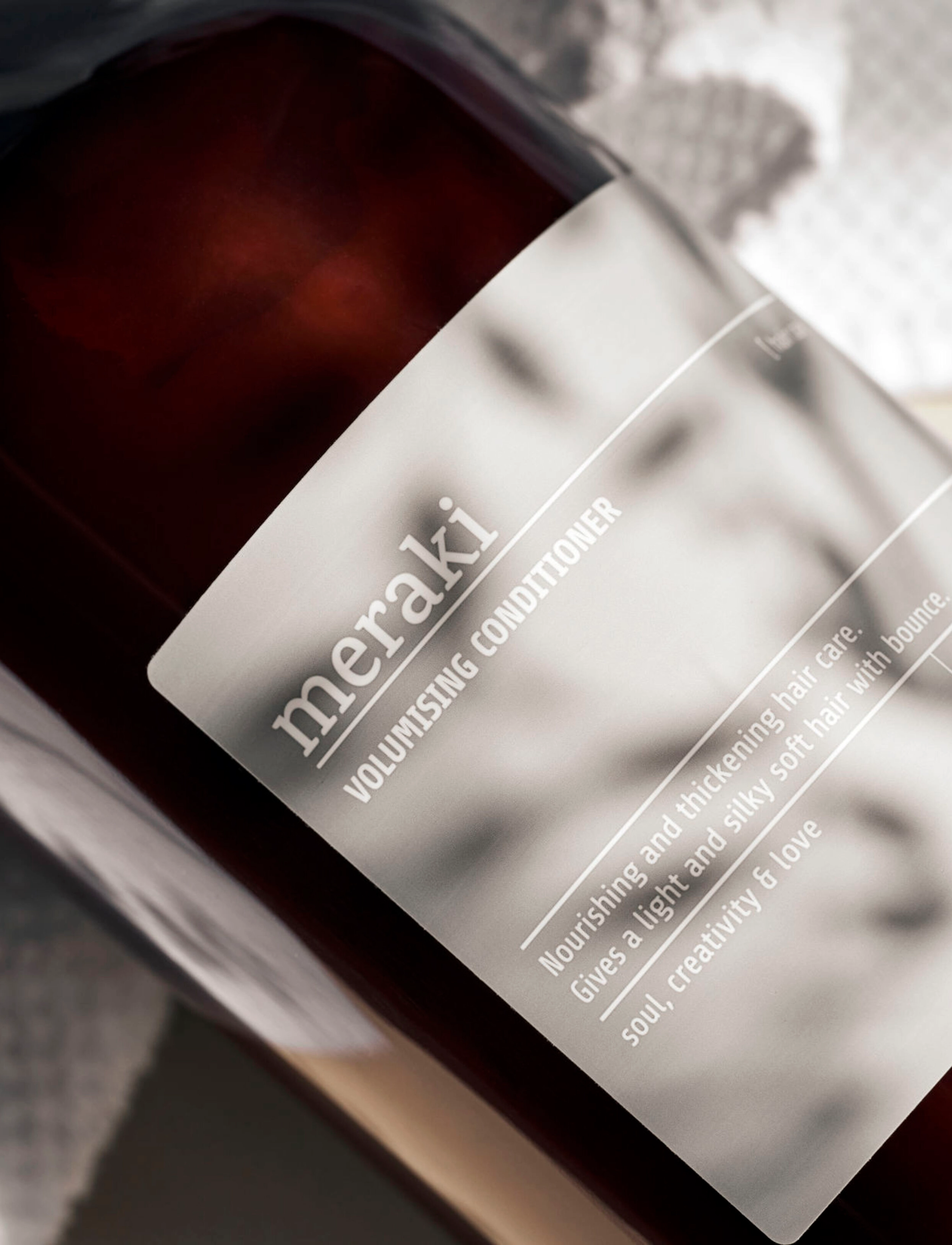 meraki - Volumising conditioner - balsam - brown - 3