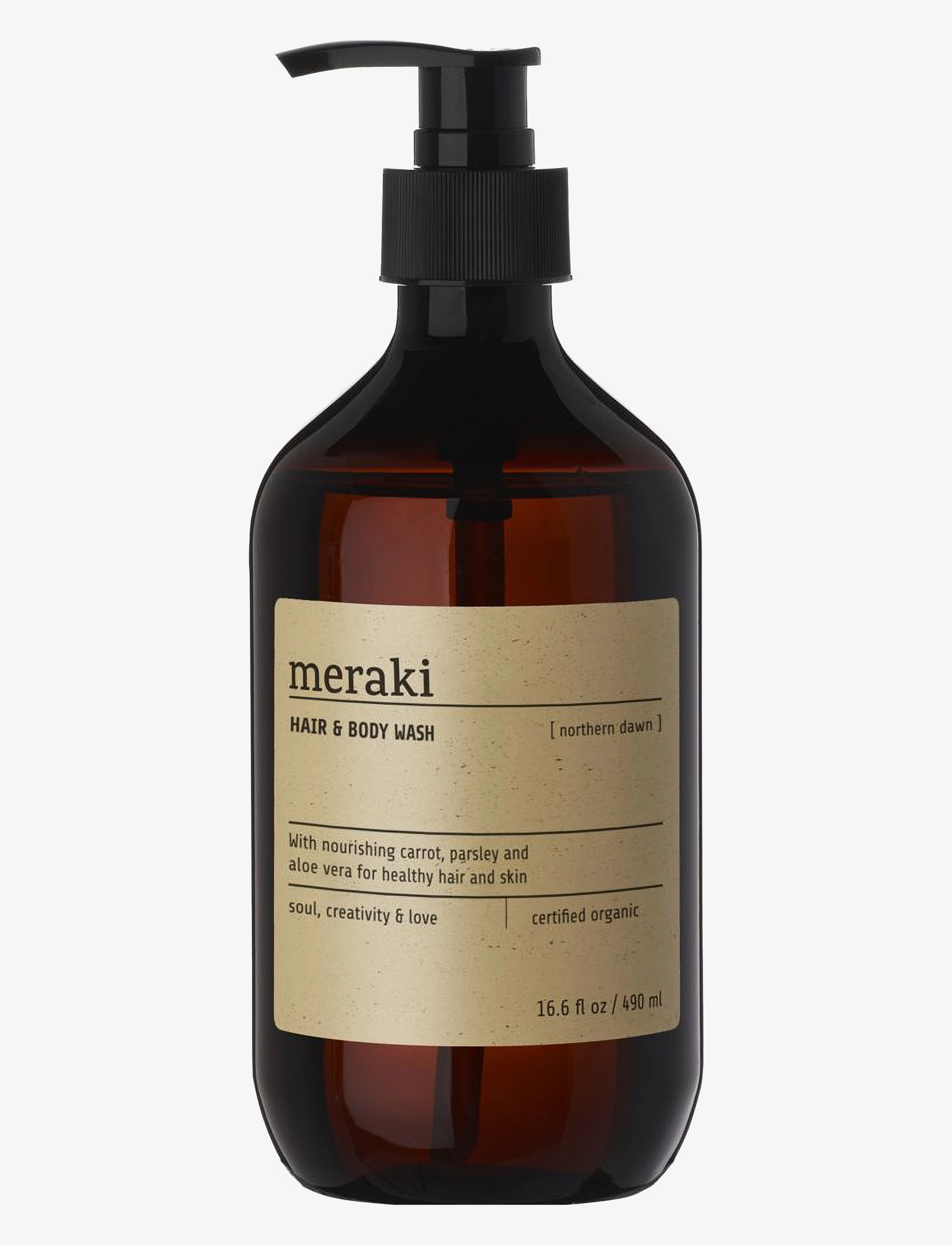 meraki Hair & body wash, Northern Dawn - Shower gel & Bruseolier - BOROWN / clear
