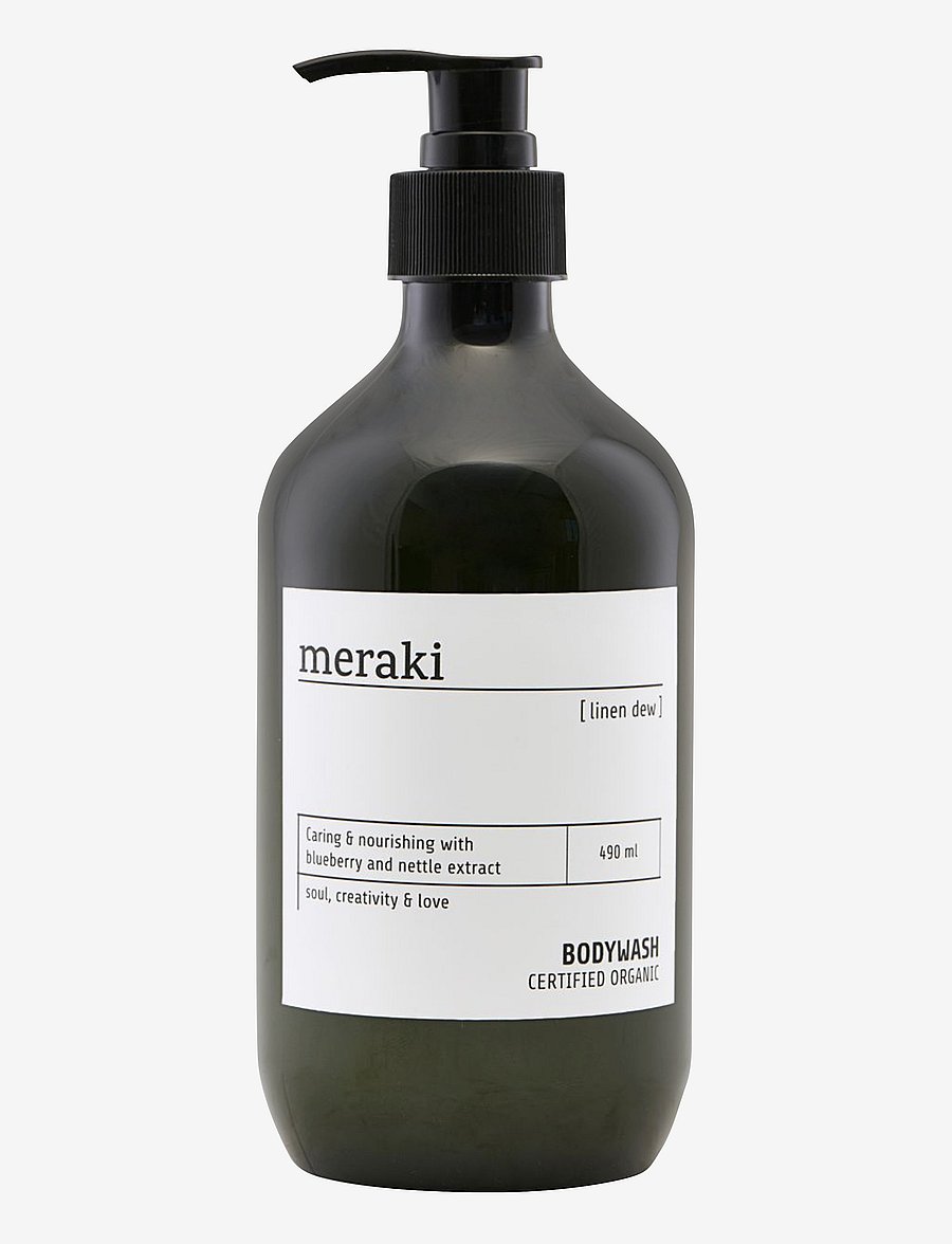 meraki - Body wash, Linen Dew, 490 ml - sturtugel og olíur - no colour - 1