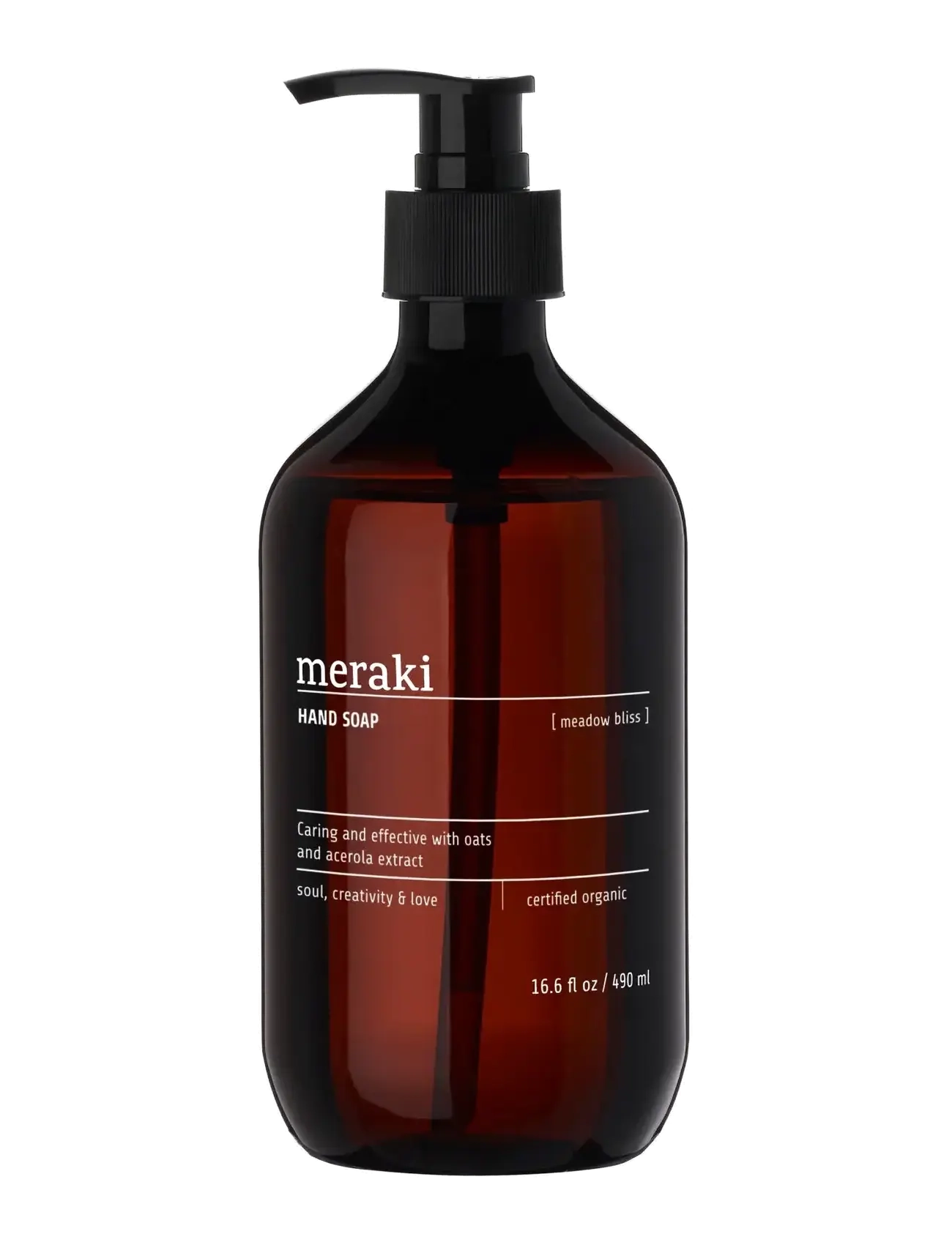 meraki Hand Soap, Meadow Bliss, 490 Ml, Flydende håndsæbe, Nude, Str: 490 ml