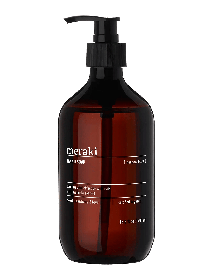 meraki - Hand soap, Meadow Bliss, 490 ml - flytande tvål - clear - 1