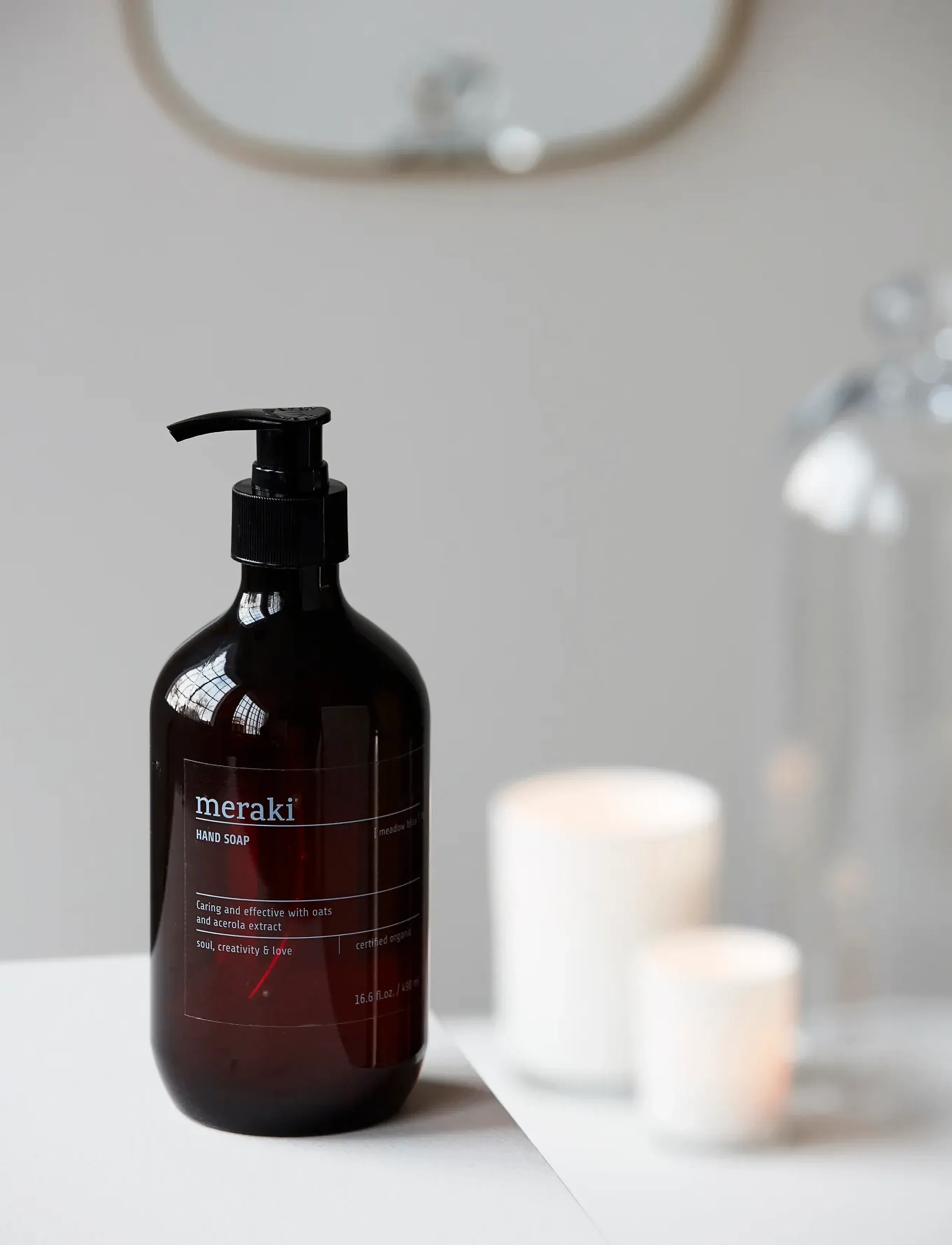 meraki Hand Soap, Meadow Bliss, 490 ml, 490 ml, Nude, Håndsæbe > Flydende Håndsæbe, Dame