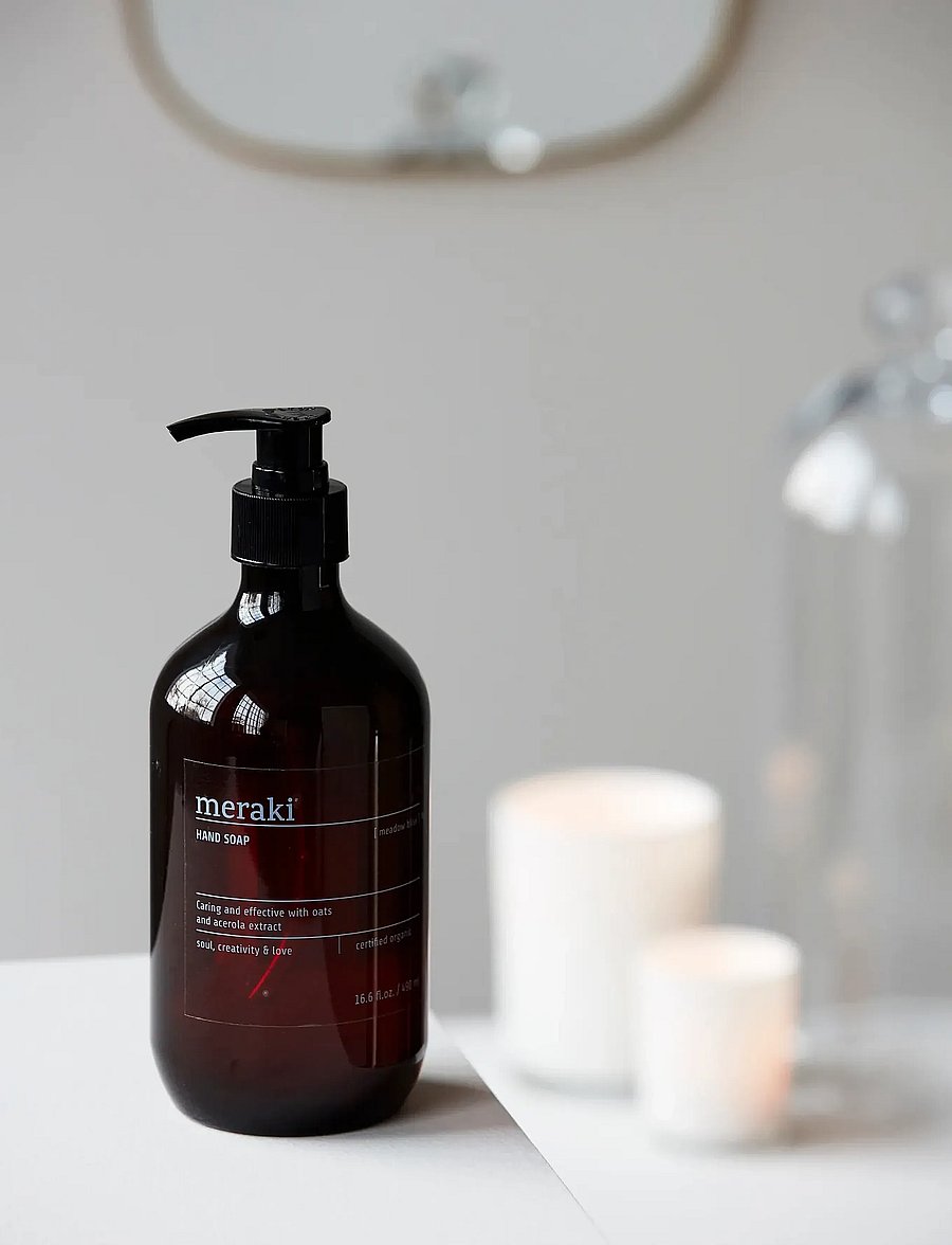 meraki - Hand soap, Meadow Bliss, 490 ml - flytande tvål - clear - 0