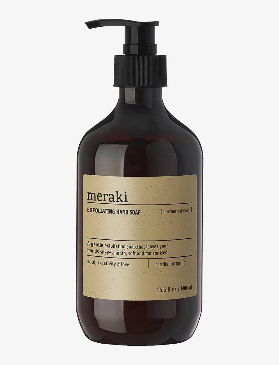 meraki - Exfoliating hand soap, Northern Daw - vedelseebid - borown - 1