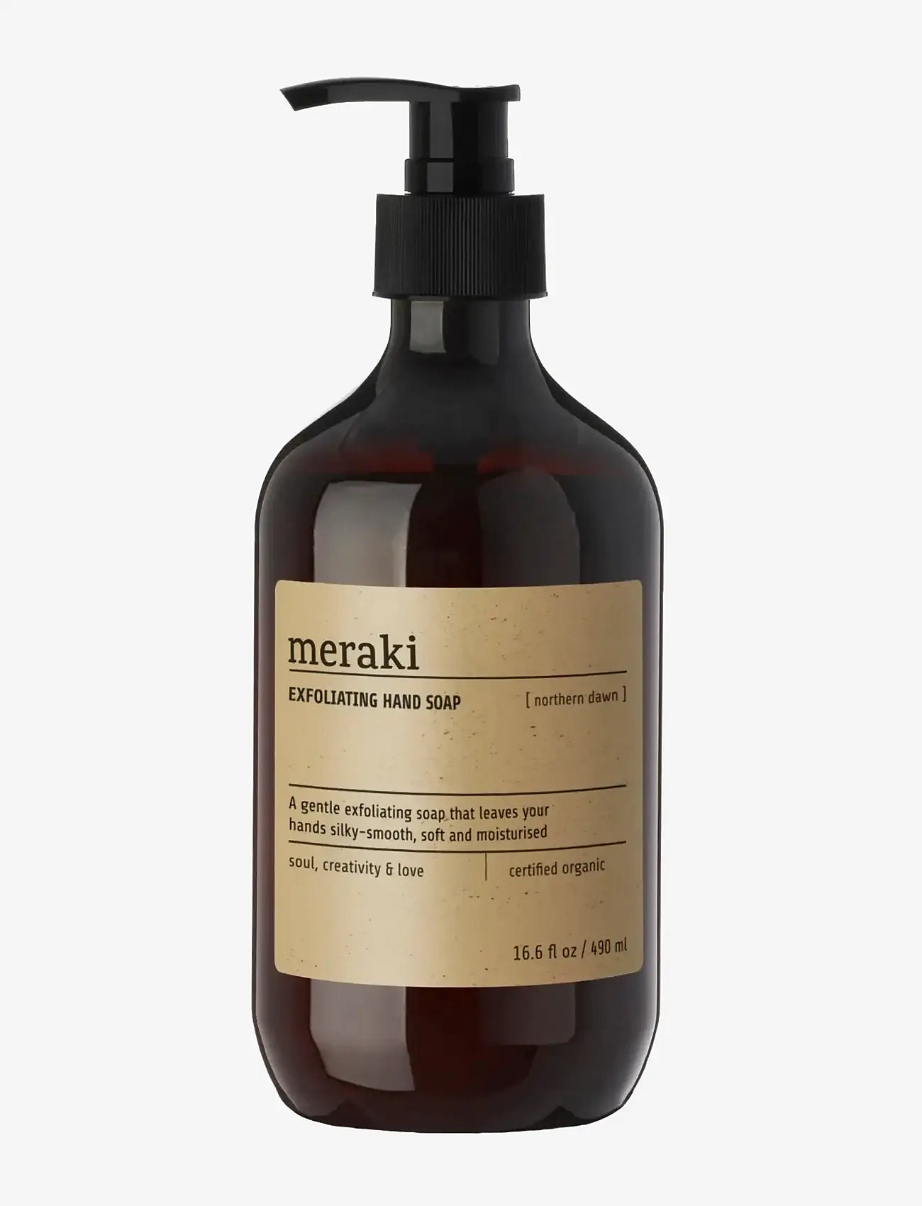meraki - Exfoliating hand soap, Northern dawn - flydende sæber - borown - 2