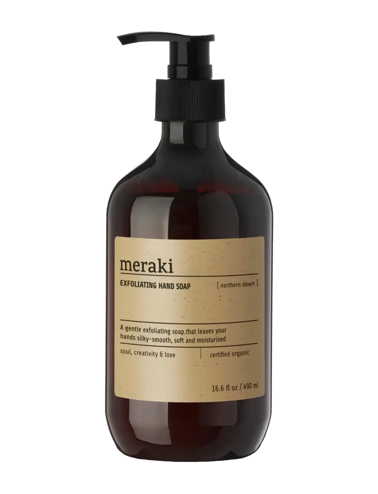 meraki - Exfoliating hand soap, Northern dawn - flydende sæber - borown - 2