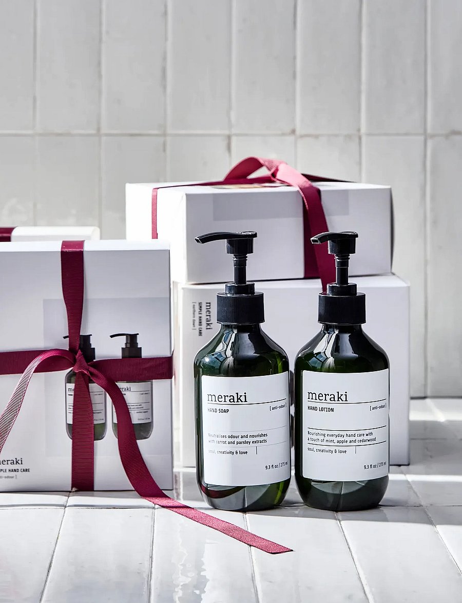 meraki - Gift box, Anti-Odour Hand Soap + Ha - white - 0