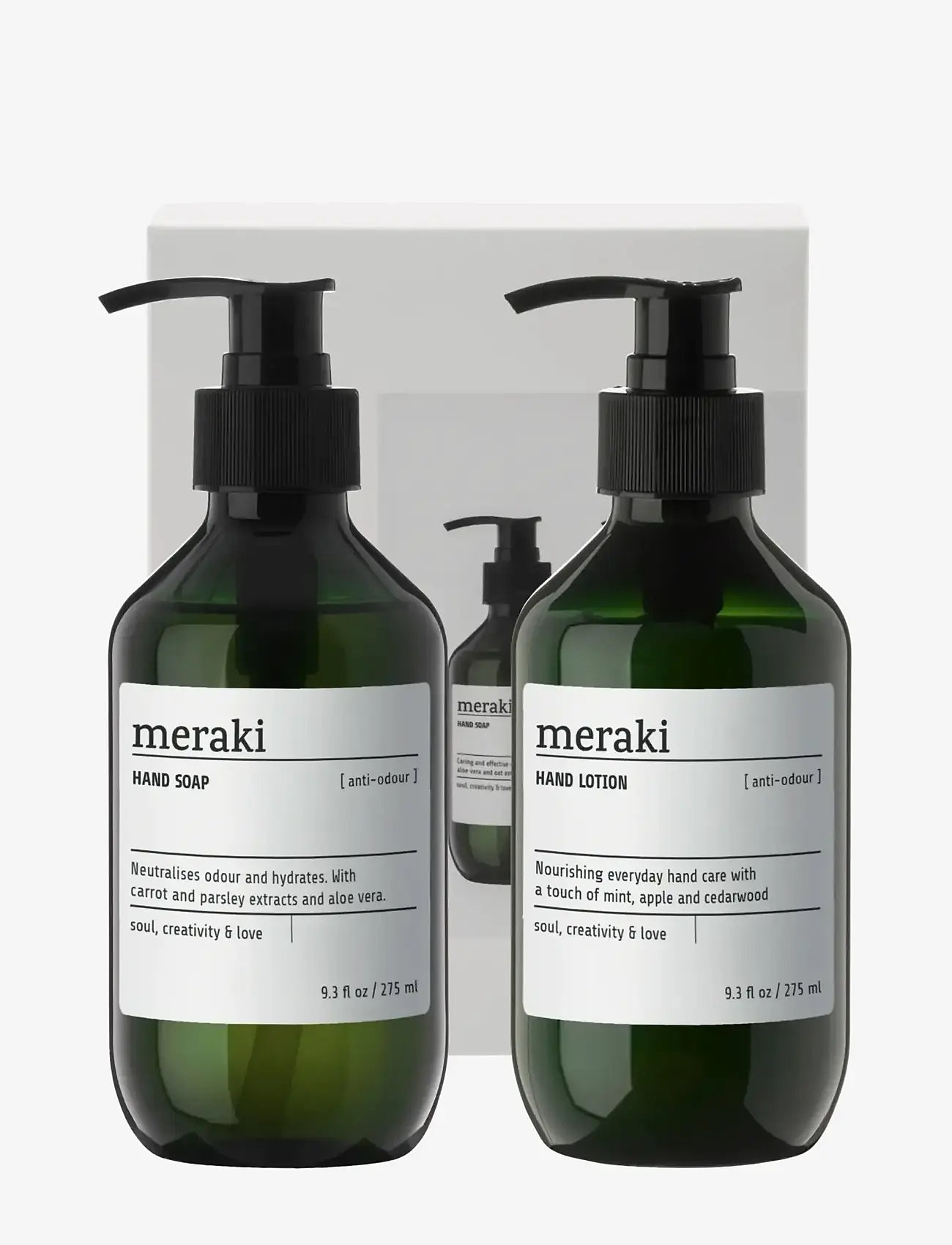 meraki - Gift box, Anti-Odour Hand Soap + Ha - handa honum - white - 3