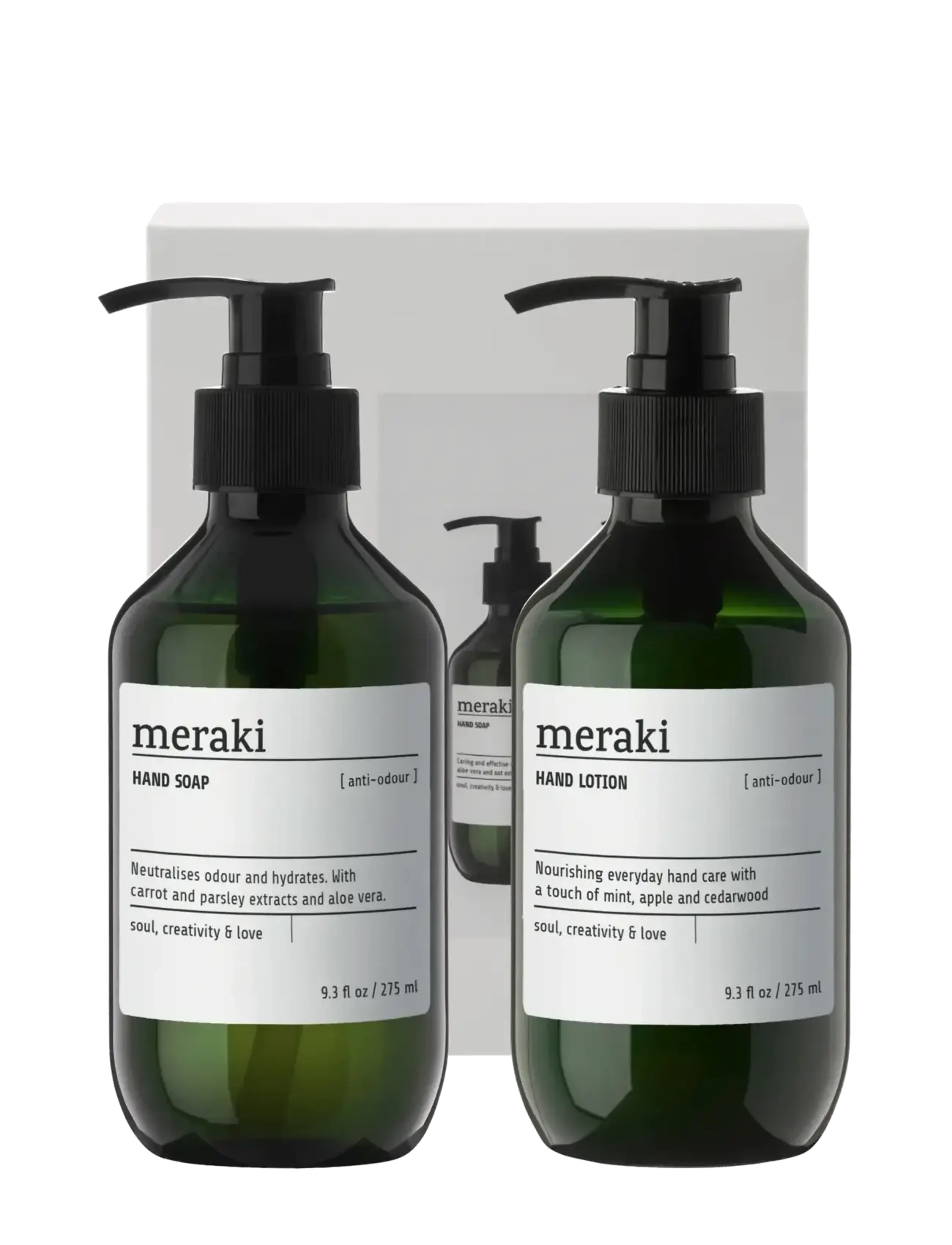 meraki - Gift box, Anti-Odour Hand Soap + Ha - handa honum - white - 3