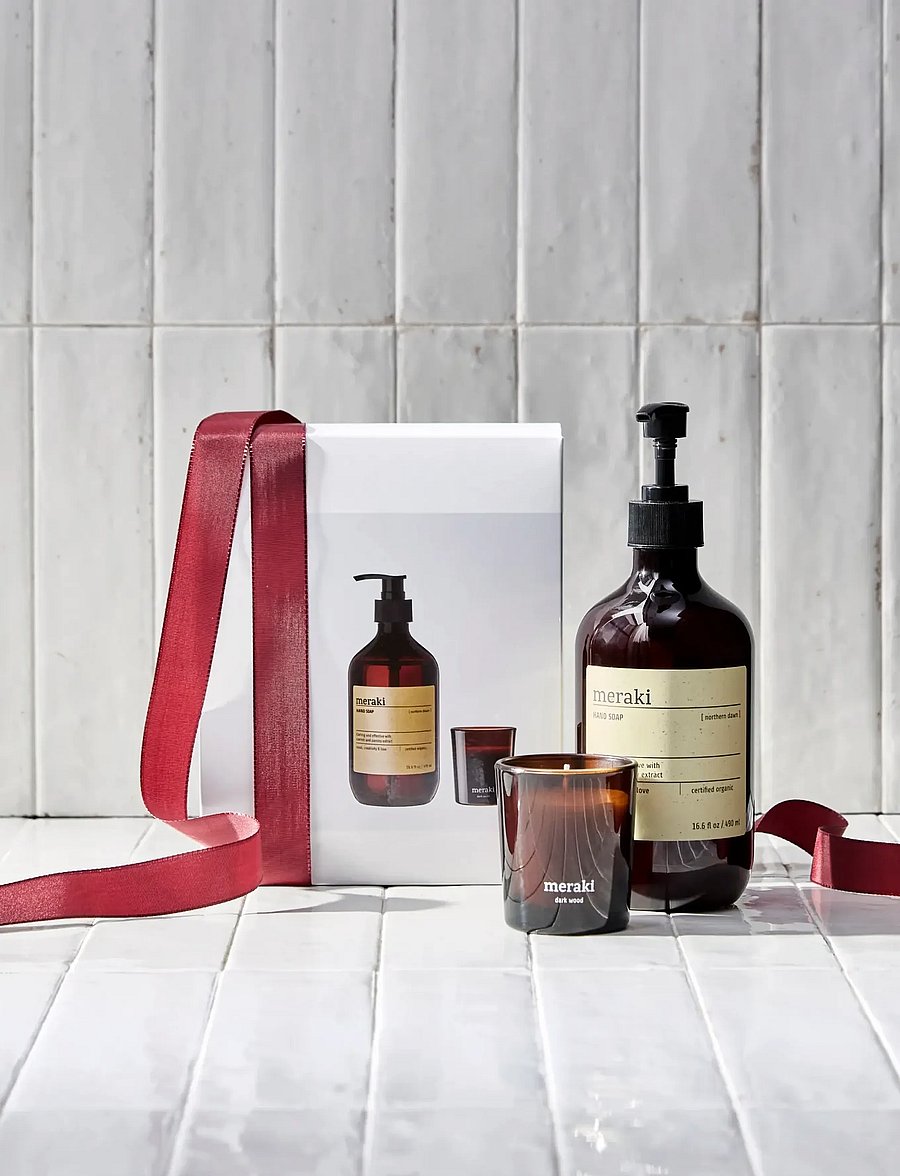 meraki - Gift box, Northern Dawn Hand Soap + - giftset - white - 0