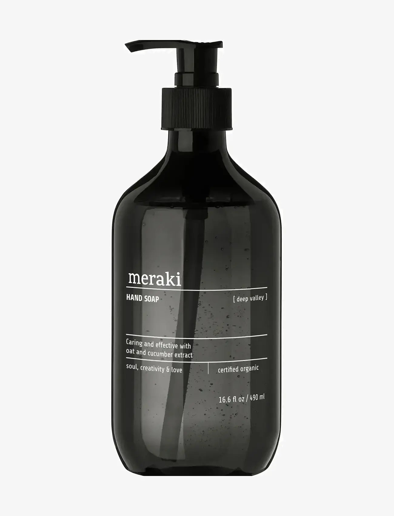 meraki - Hand soap, Deep valley, 490 ml - flytande tvål - grey - 0