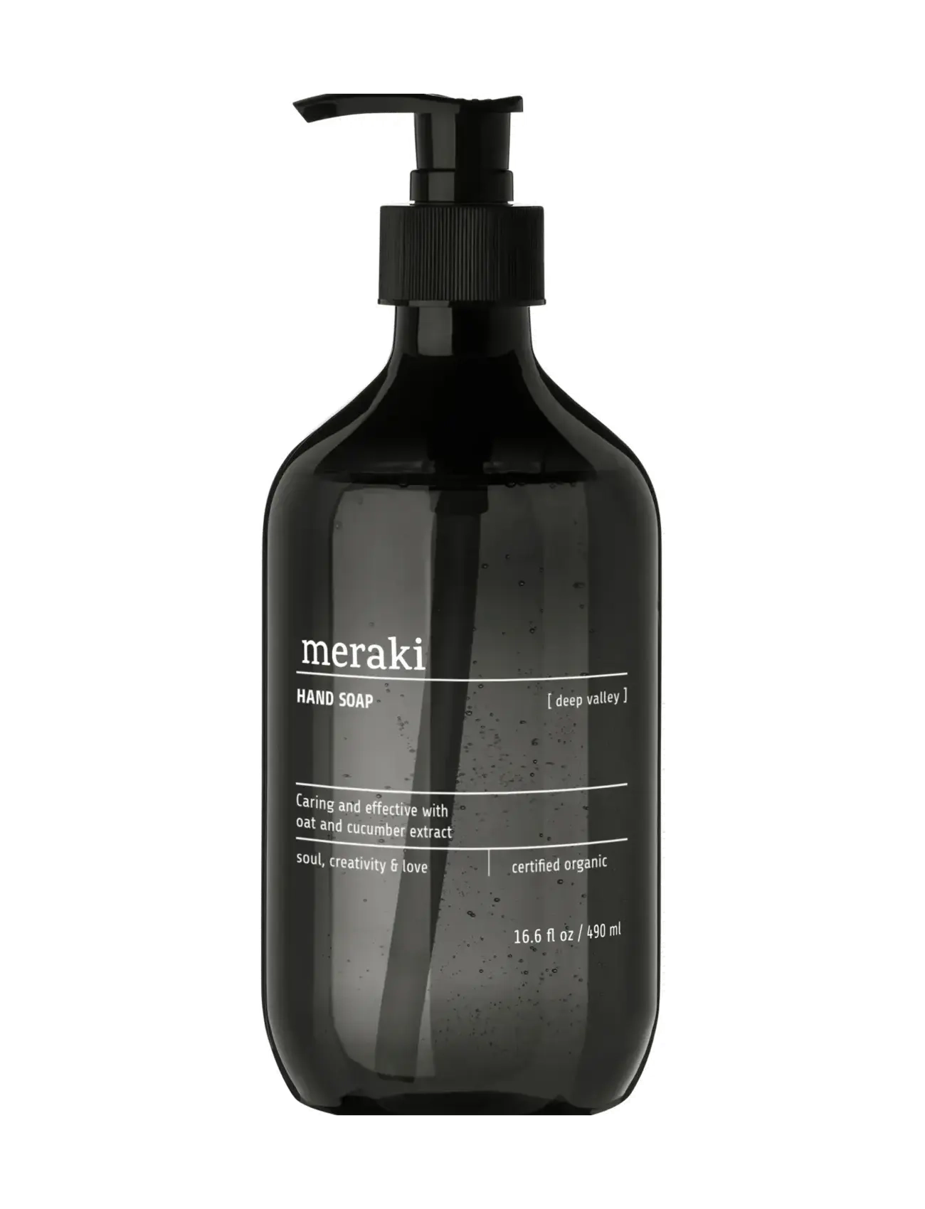 meraki Hand soap, Deep valley, 490 ml - Sæber & Håndcremer - GREY / grey