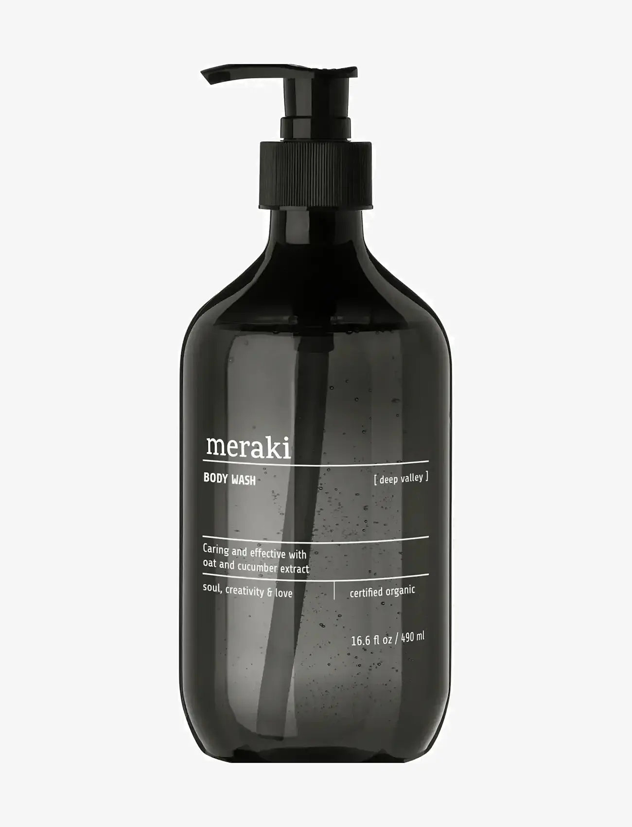 meraki - Body wash, Deep valley, 490 ml - sturtugel og olíur - grey - 0