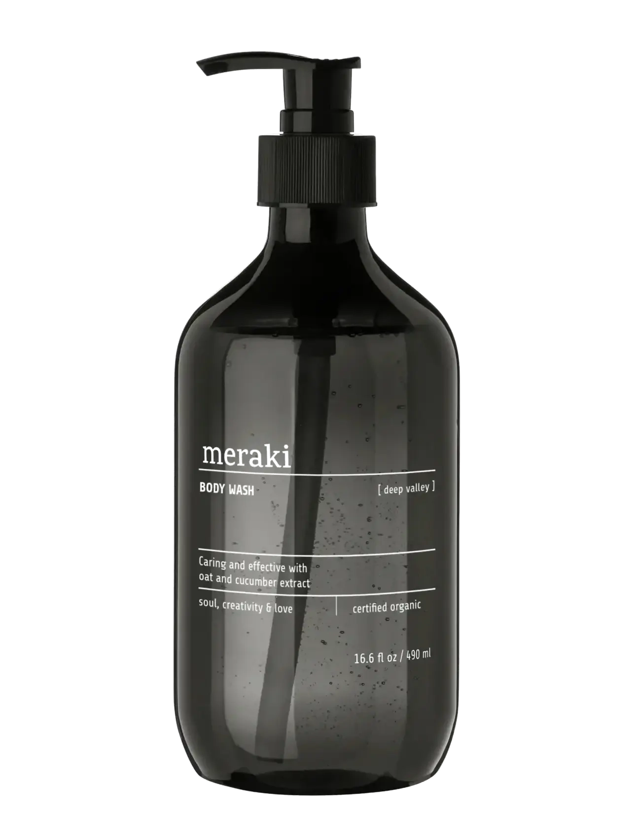 meraki Body wash, Deep valley, 490 ml - Snyrtivörur fyrir karlmenn - GREY / clear