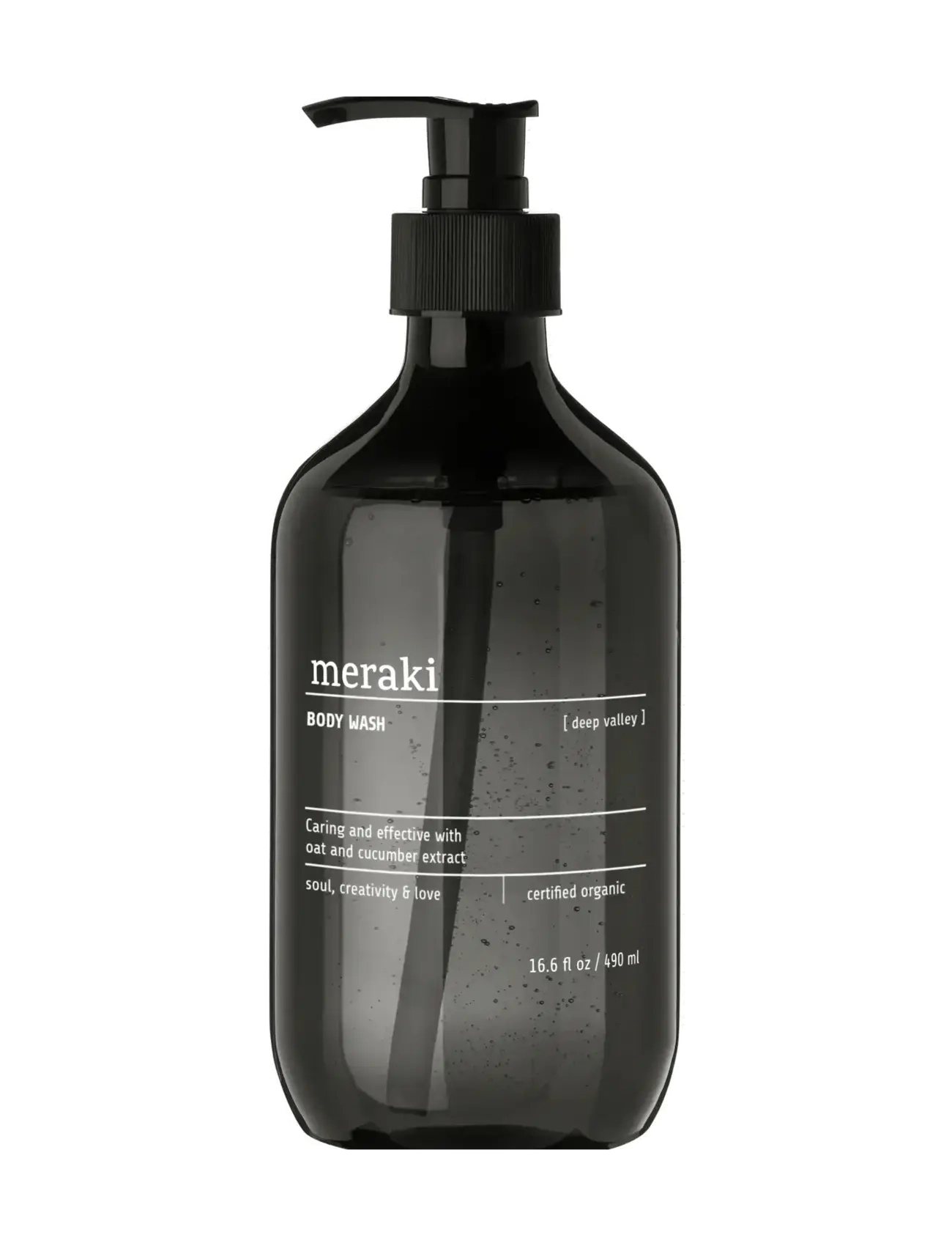 meraki Body wash, Deep valley, 490 ml - Shower gel & Bruseolier - GREY / grey