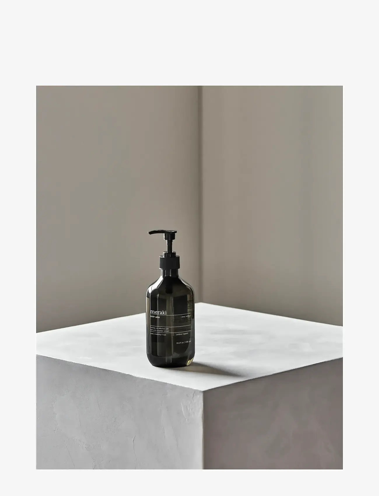 meraki - Body wash, Deep valley, 490 ml - sturtugel og olíur - grey - 1
