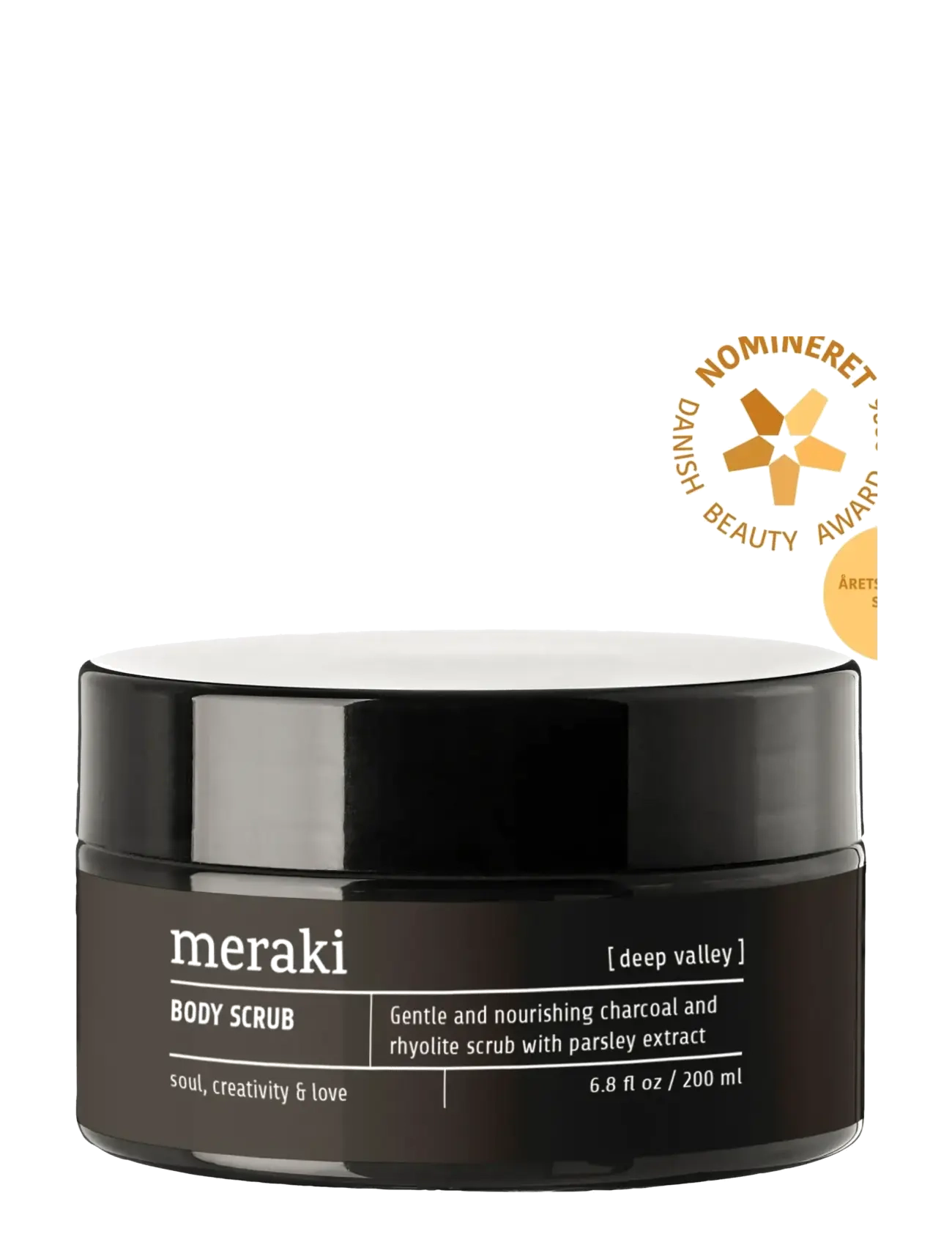meraki Charcoal bodyscrub, Deep valley, 200 ml - Deals - GREY / grey
