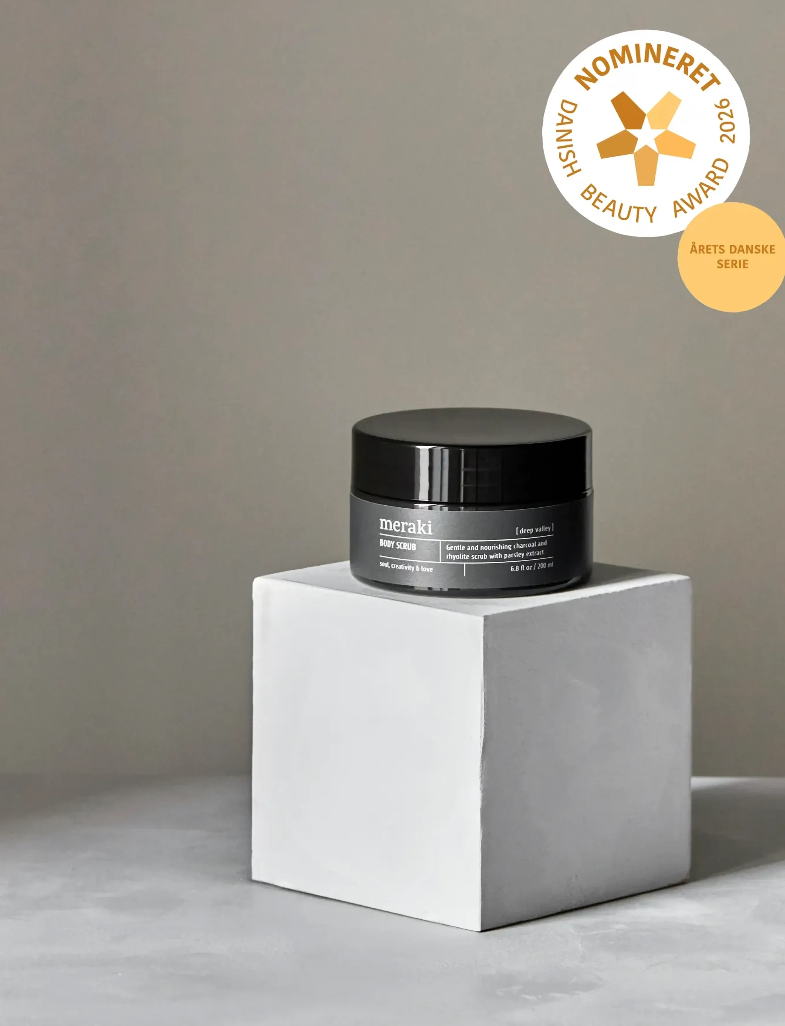 meraki Body Scrub, Deep Valley, 200 ml, One Size, Grey, Krop > Scrub Og Eksfolierende Midler, Dame
