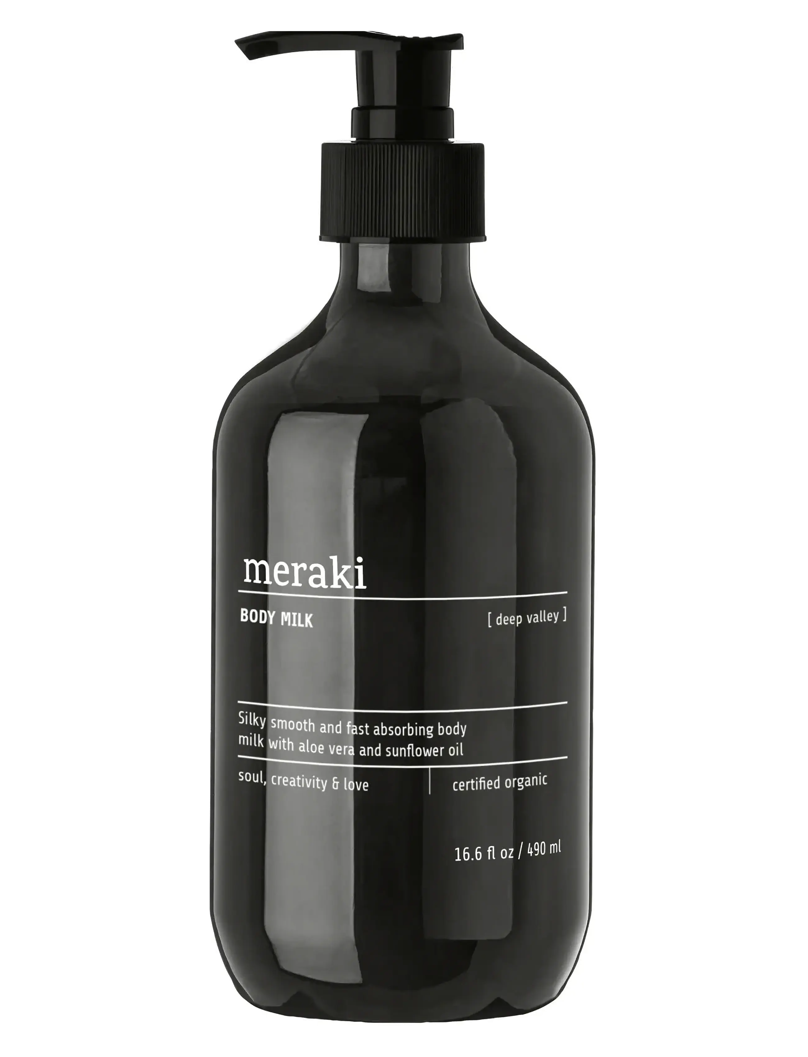 meraki Body milk, Deep valley, 490 ml - Nordiske mærker - GREY / white