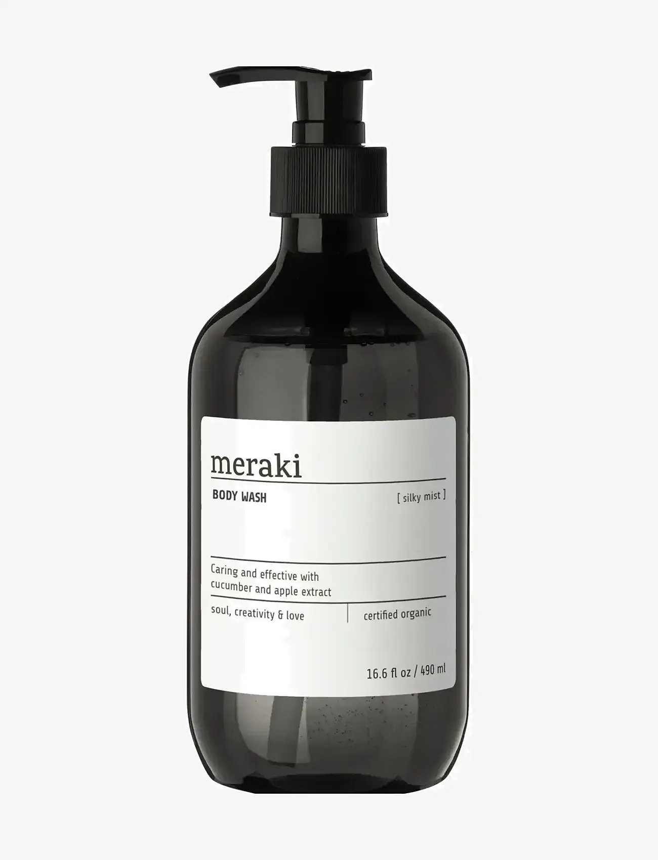 meraki - Body wash, Silky mist - suihkugeelit ja öljyt - grey - 0