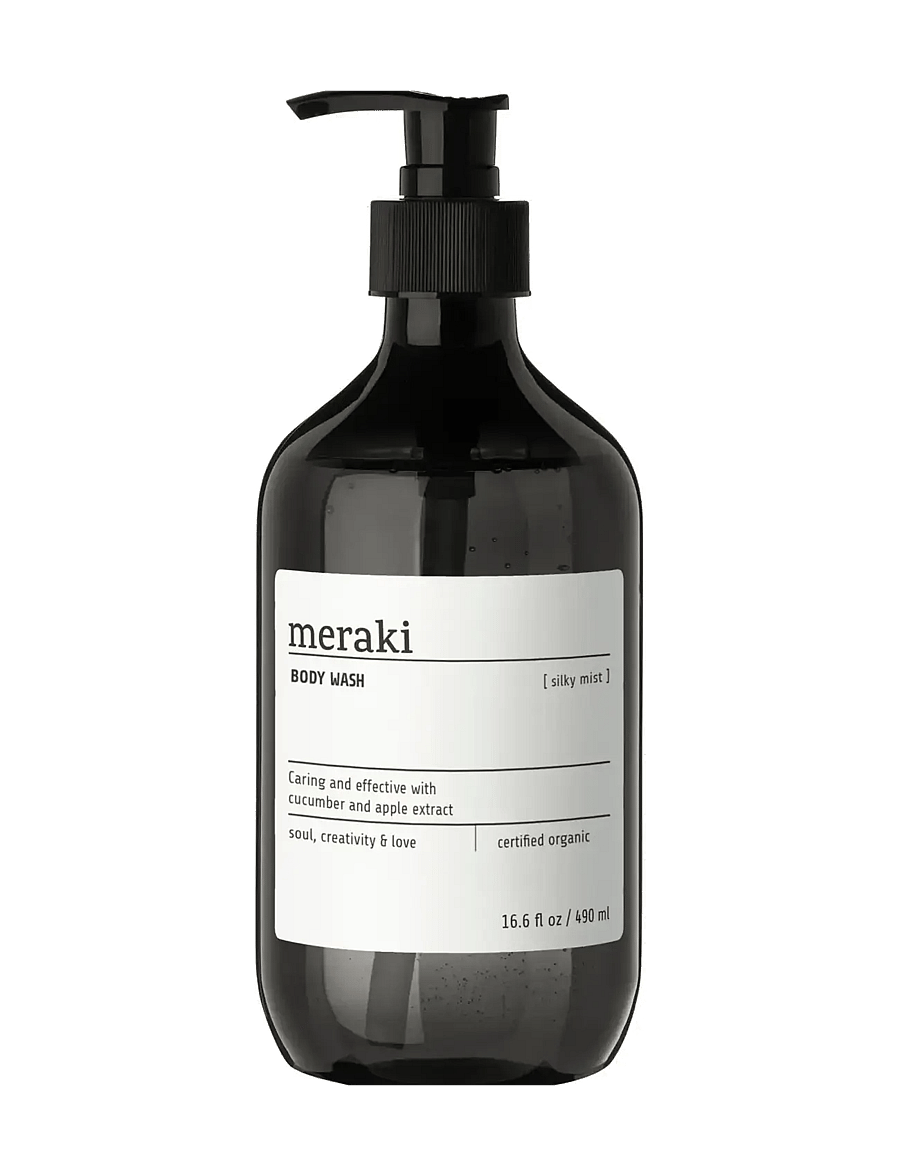 meraki - Body wash, Silky Mist, 490 ml - dušigeelid ja õlid - grey - 0