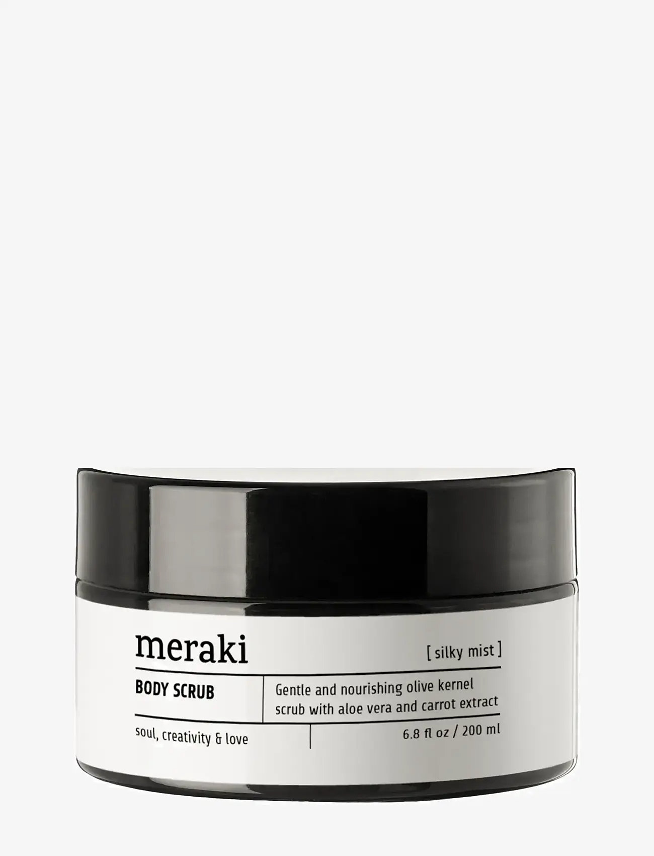 meraki - Olive bodyscrub, Silky mist, 200 ml - scrub and exfoliators - body - grey - 0