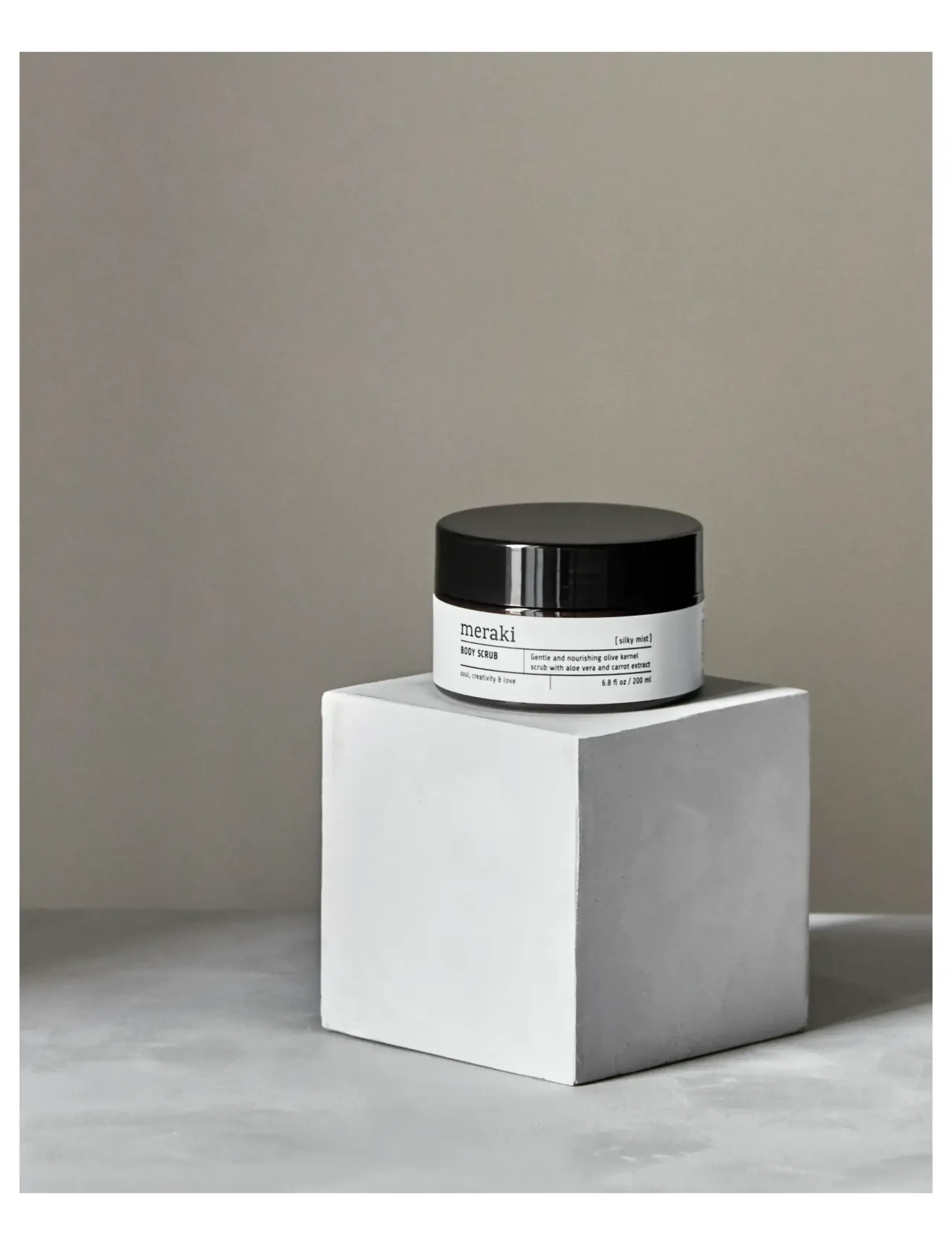 meraki - Body scrub, Silky Mist, 200 ml - keha koorimine - grey - 0