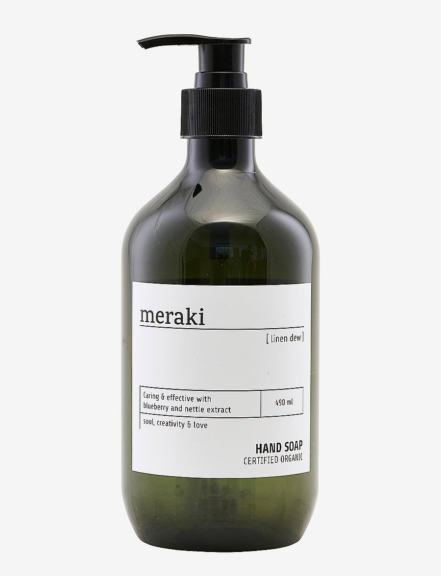 meraki - Hand soap, Linen Dew, 490 ml - flydende sæber - clear - 0