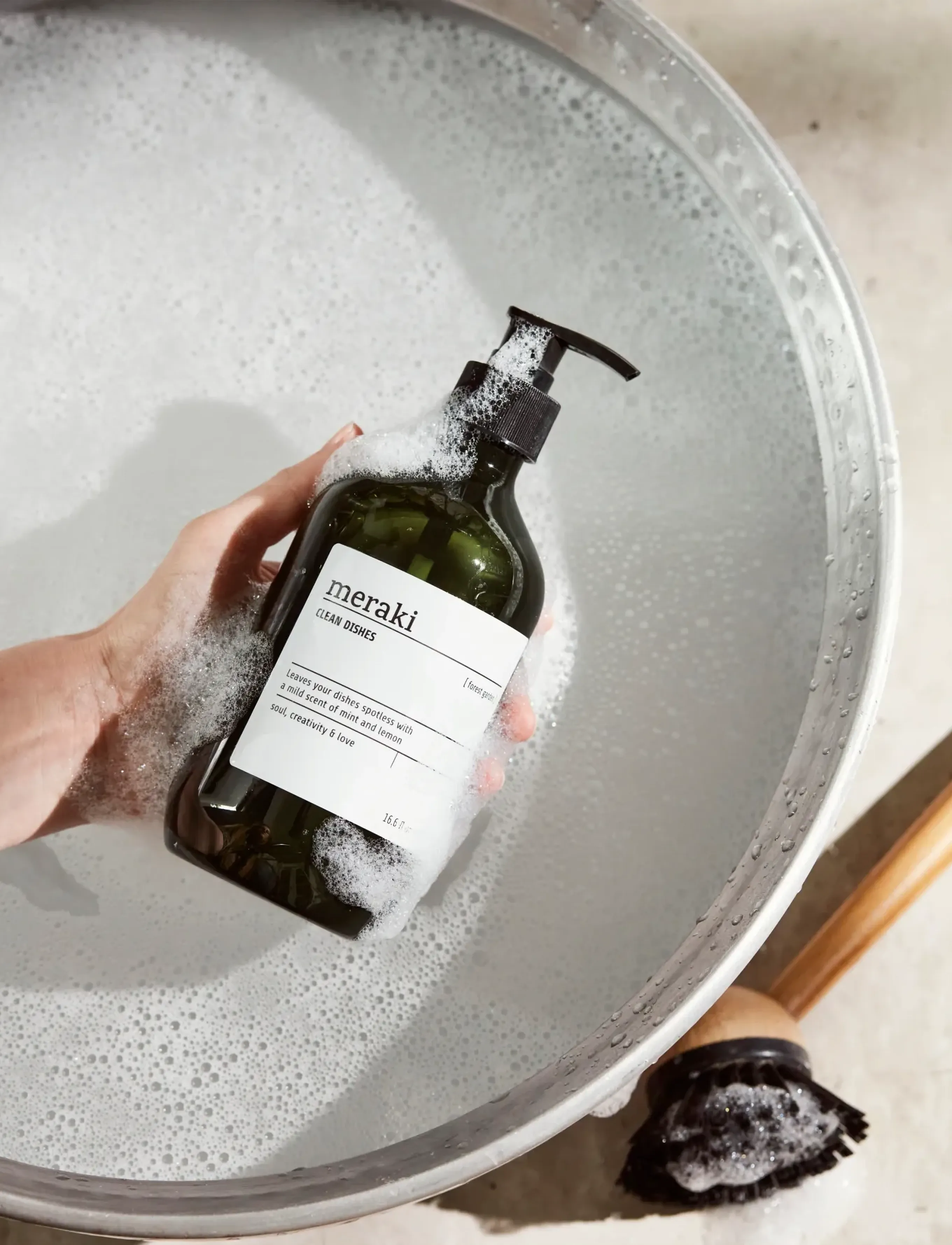 meraki Dish Wash, Forest Garden, 490 ml, 490 ml, Nude, Opvask > Opvaskesæbe, Unisex