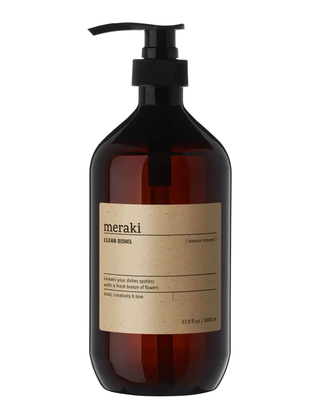 meraki Dish Wash, Blossom Breeze, 1000 Ml, Dish Soap, Nude, Str: 1000 ml