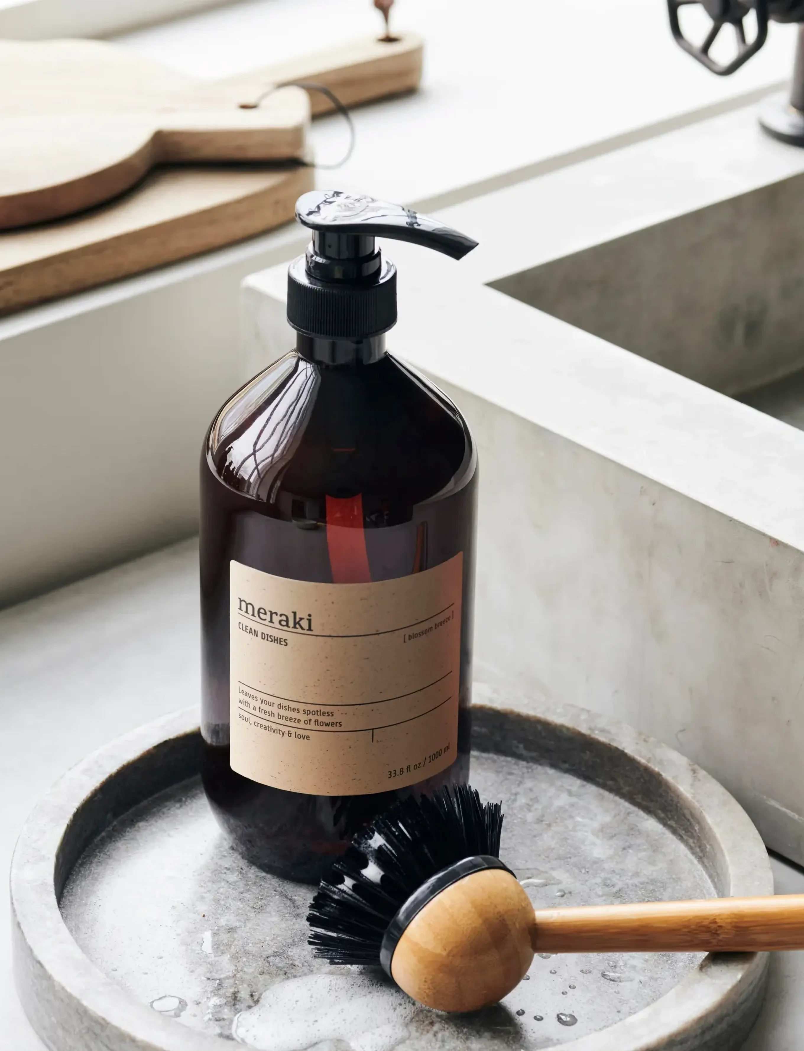 meraki Dish Wash, Blossom Breeze, 1000 ml, 1000 ml, Nude, Opvask > Opvaskesæbe, Unisex