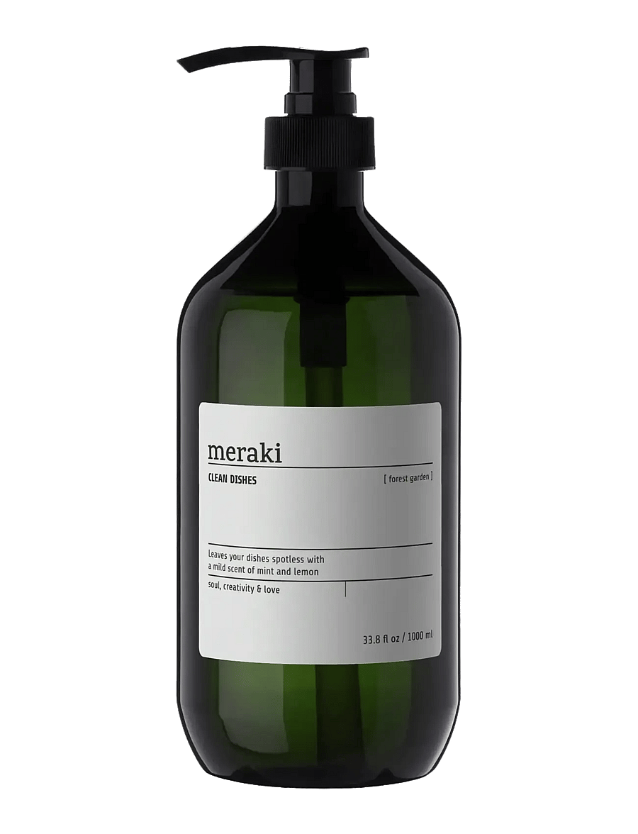 meraki - Dish wash, Forest Garden, 1000 ml - nõudepesuvedelik ja -seebid - clear - 1