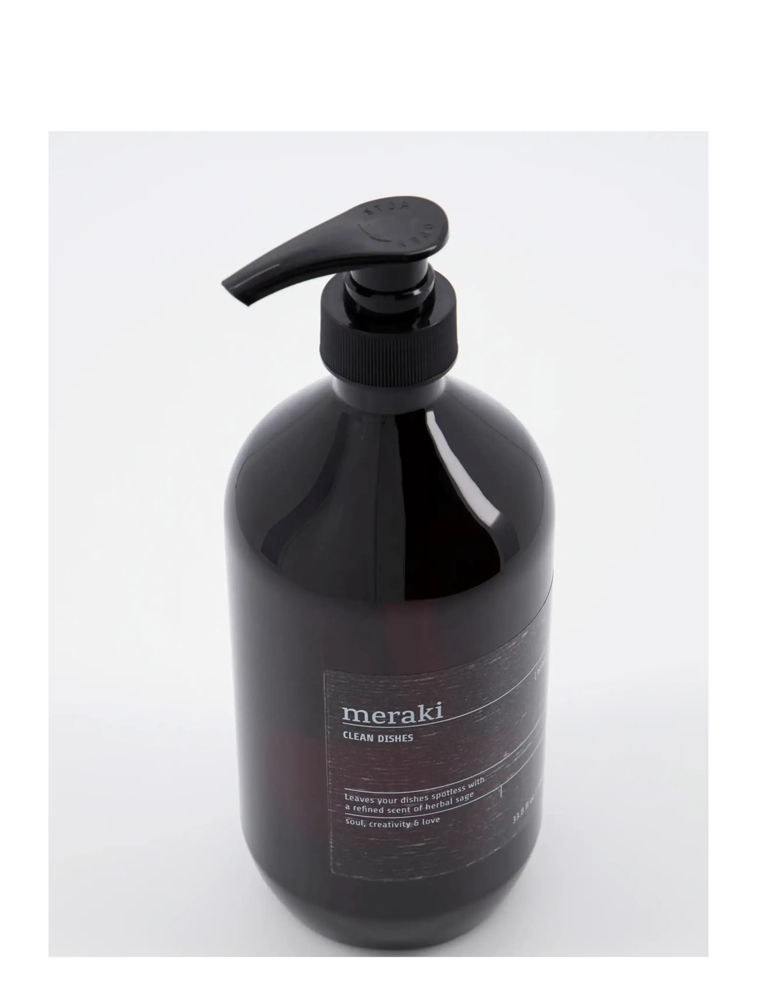 meraki - Dish wash, Herbal Nest, 1000 ml - opvaskemiddel - black - 2