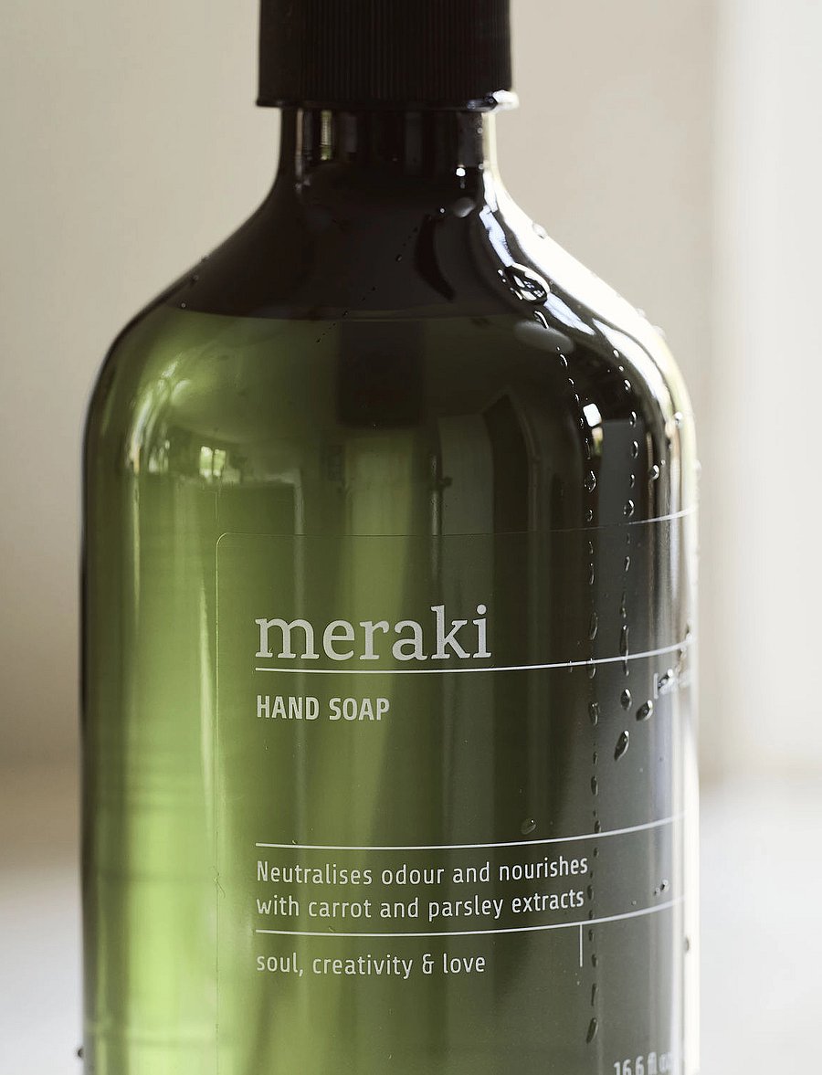 meraki - Hand soap, Anti-Odour, 490 ml - vedelseebid - green - 2